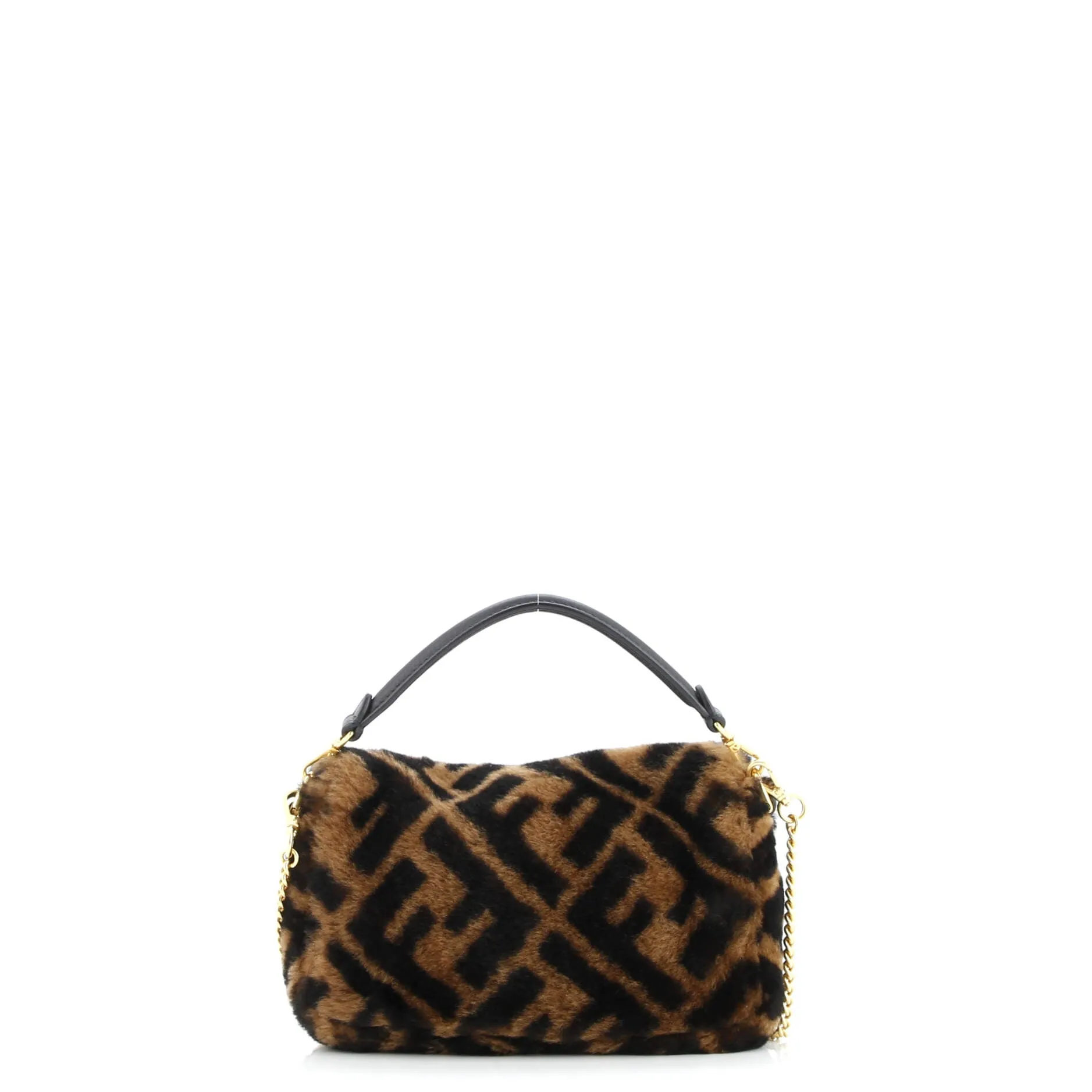 Pre-Loved Fendi Baguette NM Bag Zucca Shearling Mini sold by Zulily product image thumbnail 5