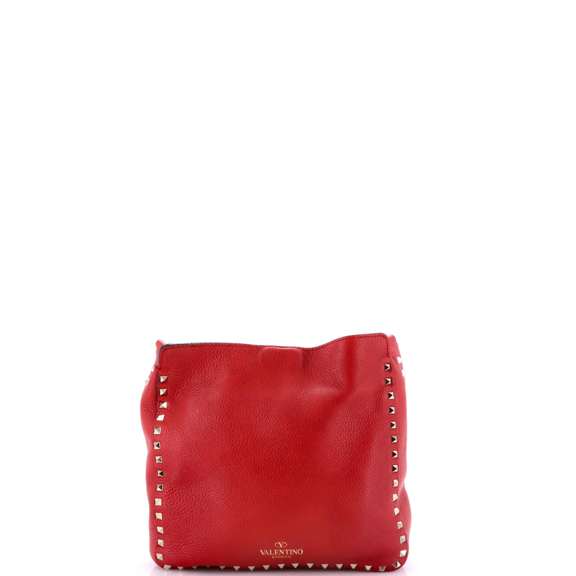 Pre-Loved Valentino Rockstud Flip Lock Messenger Bag Leather Small sold by Zulily product image thumbnail 3