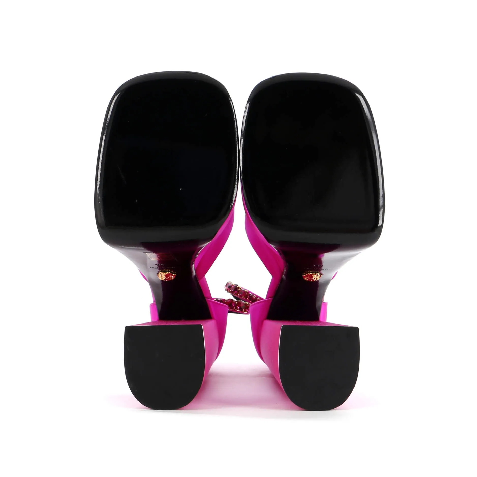 Pre-Loved Versace Women's Medusa Aevitas Platform Pumps Leather with Crystals sold by Zulily product image thumbnail 4