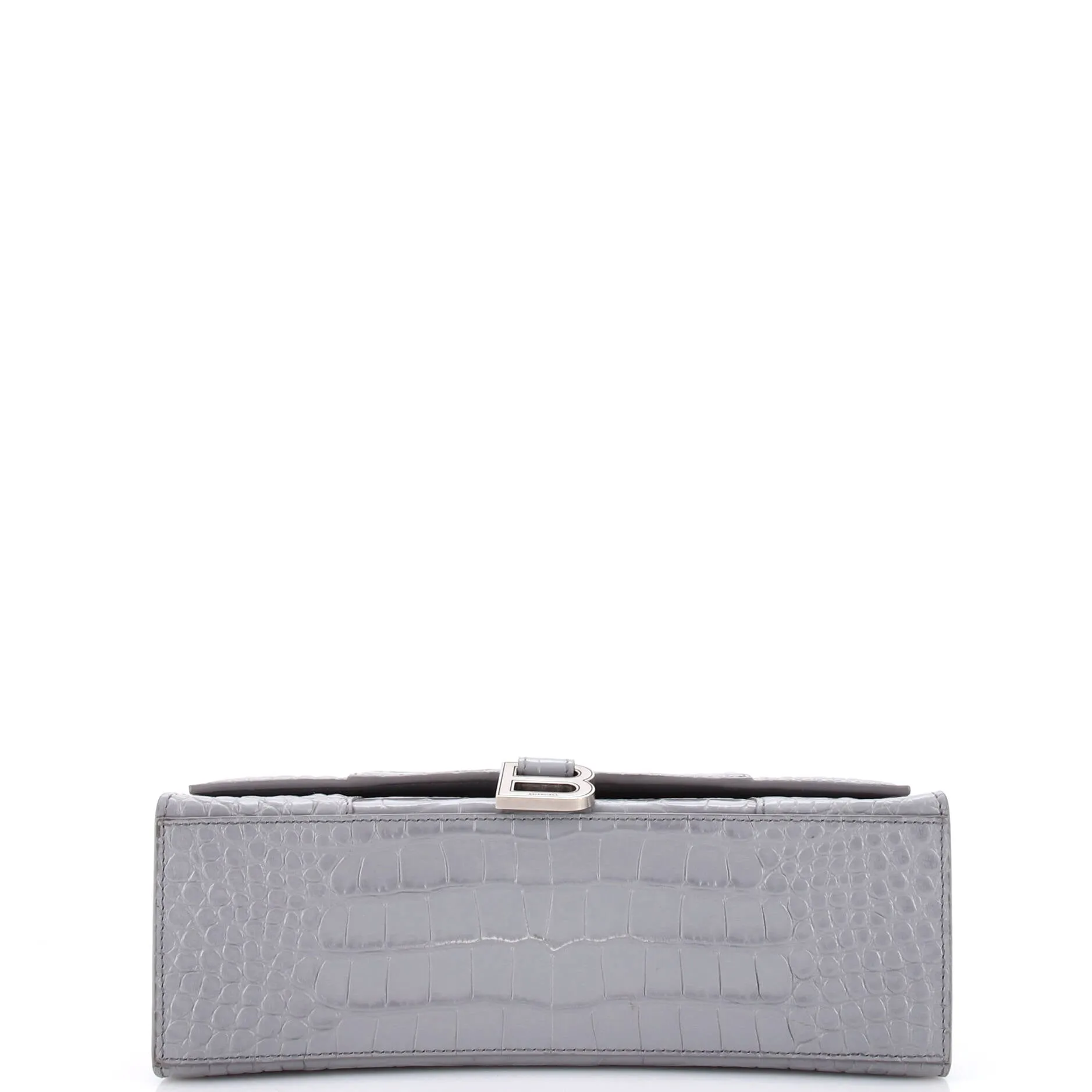 Pre-Loved Balenciaga Hourglass Top Handle Bag Crocodile Embossed Leather Medium sold by Zulily product image thumbnail 4