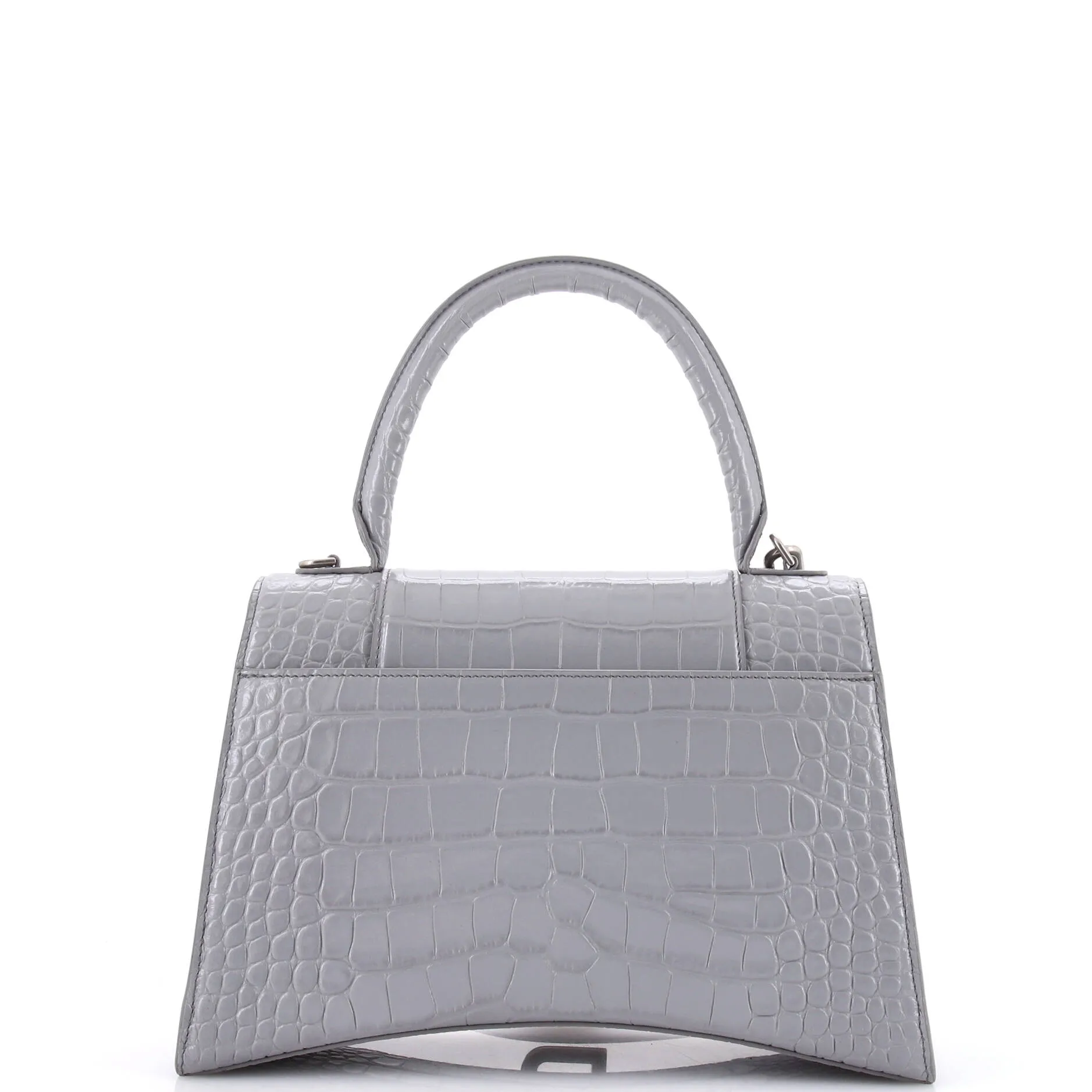 Pre-Loved Balenciaga Hourglass Top Handle Bag Crocodile Embossed Leather Medium sold by Zulily product image thumbnail 3