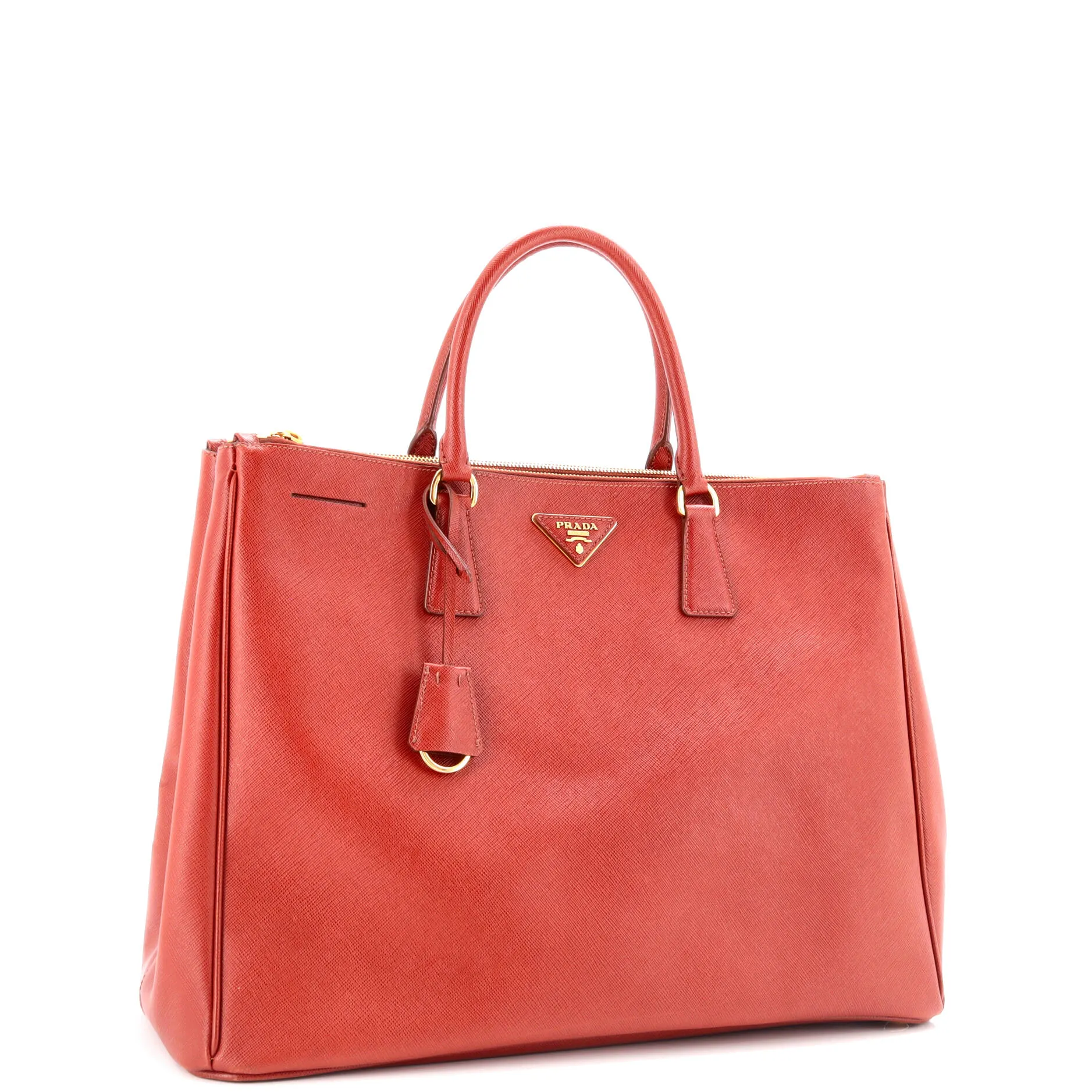 Pre-Loved Prada Double Zip Lux Tote Saffiano Leather Large sold by Zulily product image thumbnail 2