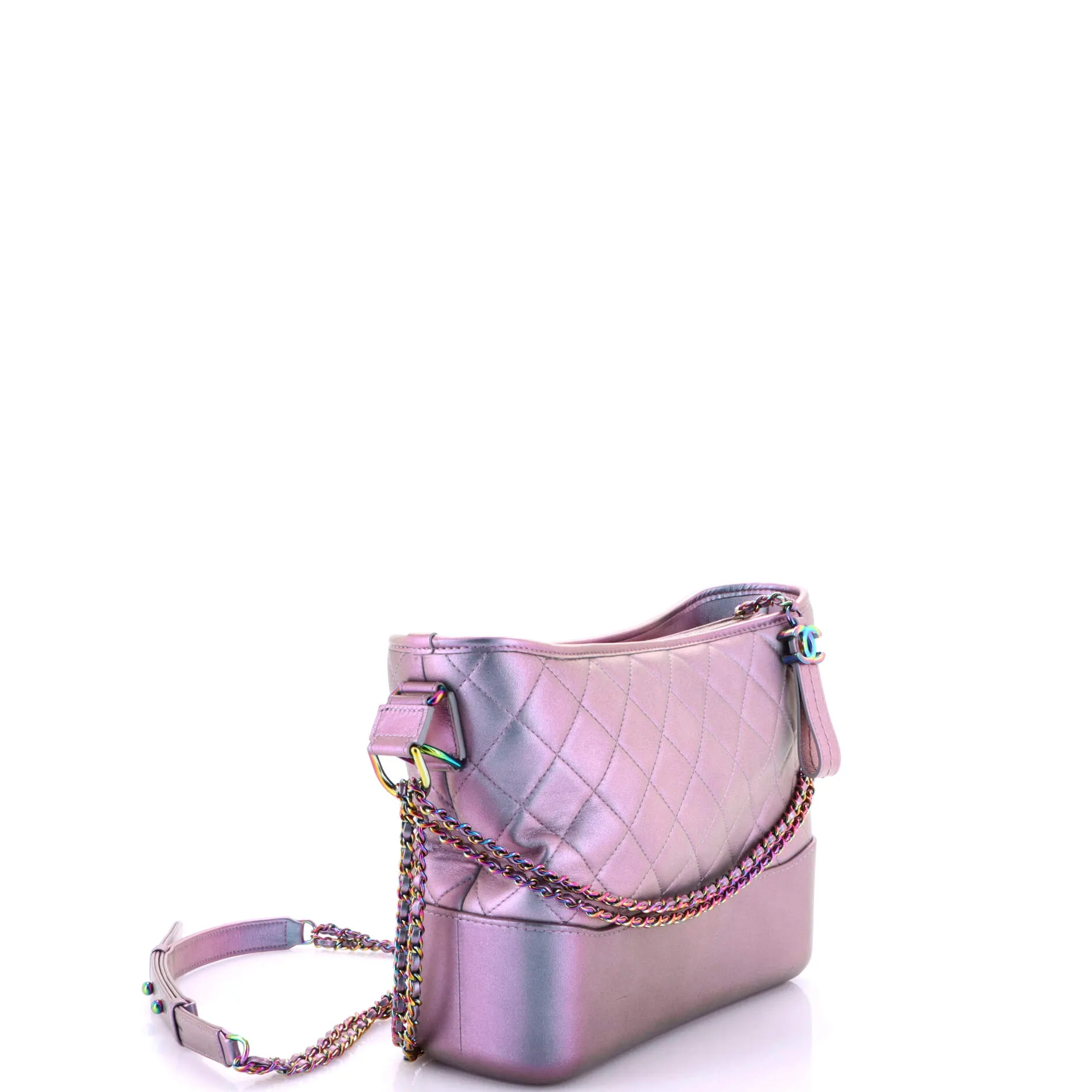 Pre-Loved Chanel Gabrielle Hobo Quilted Iridescent Lambskin Medium sold by Zulily product image thumbnail 3