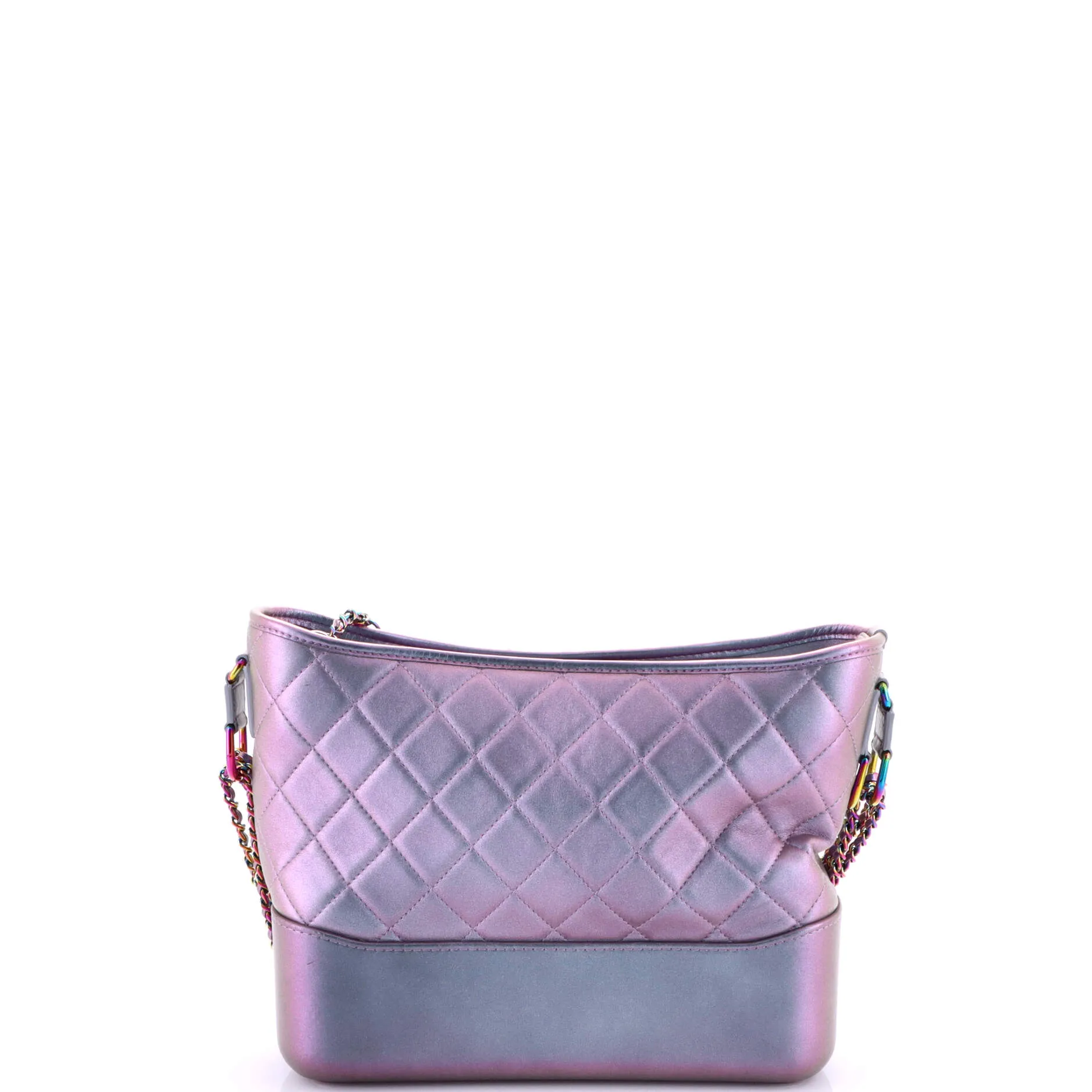 Pre-Loved Chanel Gabrielle Hobo Quilted Iridescent Lambskin Medium sold by Zulily product image thumbnail 4