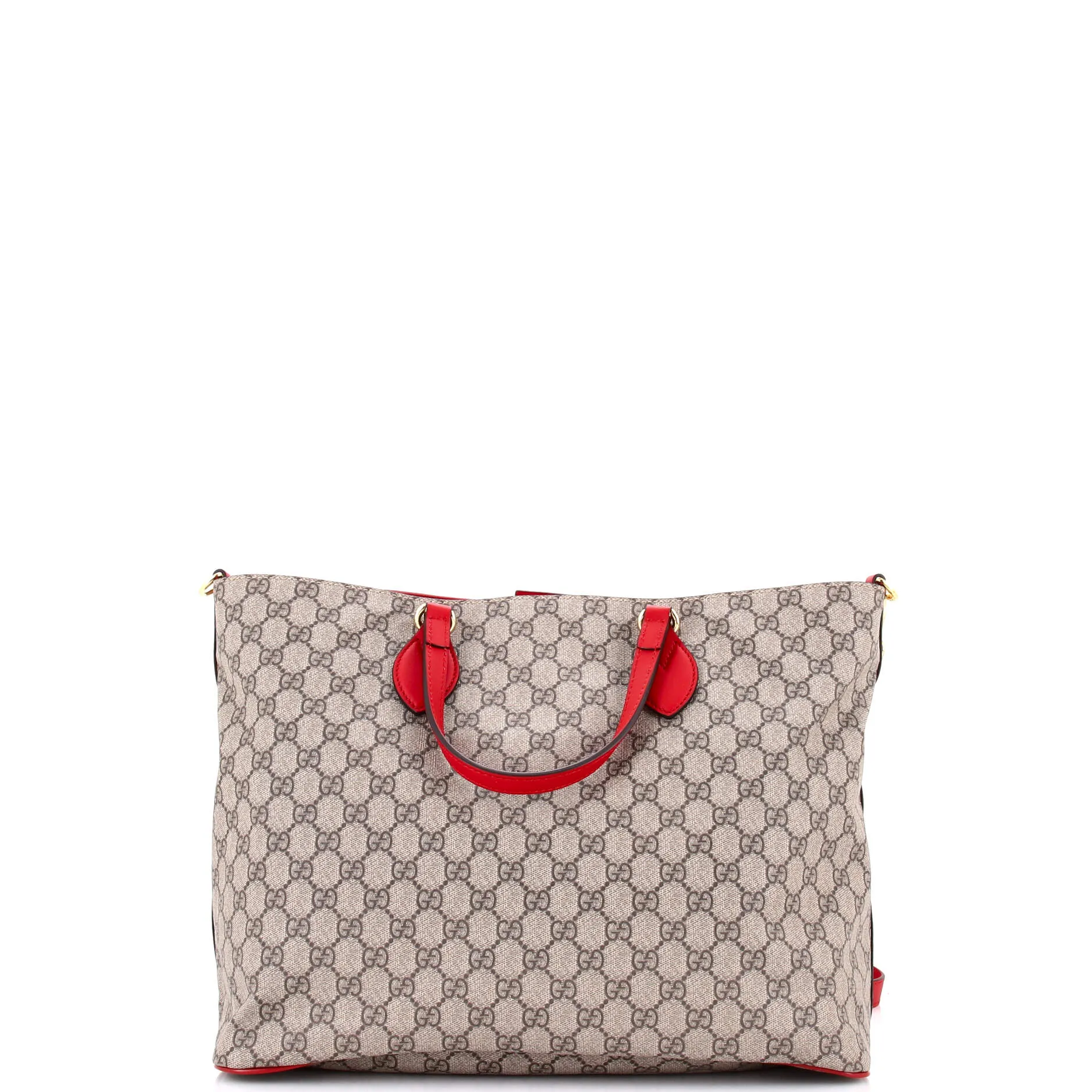 Pre-Loved Gucci Convertible Soft Tote Embroidered GG Coated Canvas Medium sold by Zulily product image thumbnail 3