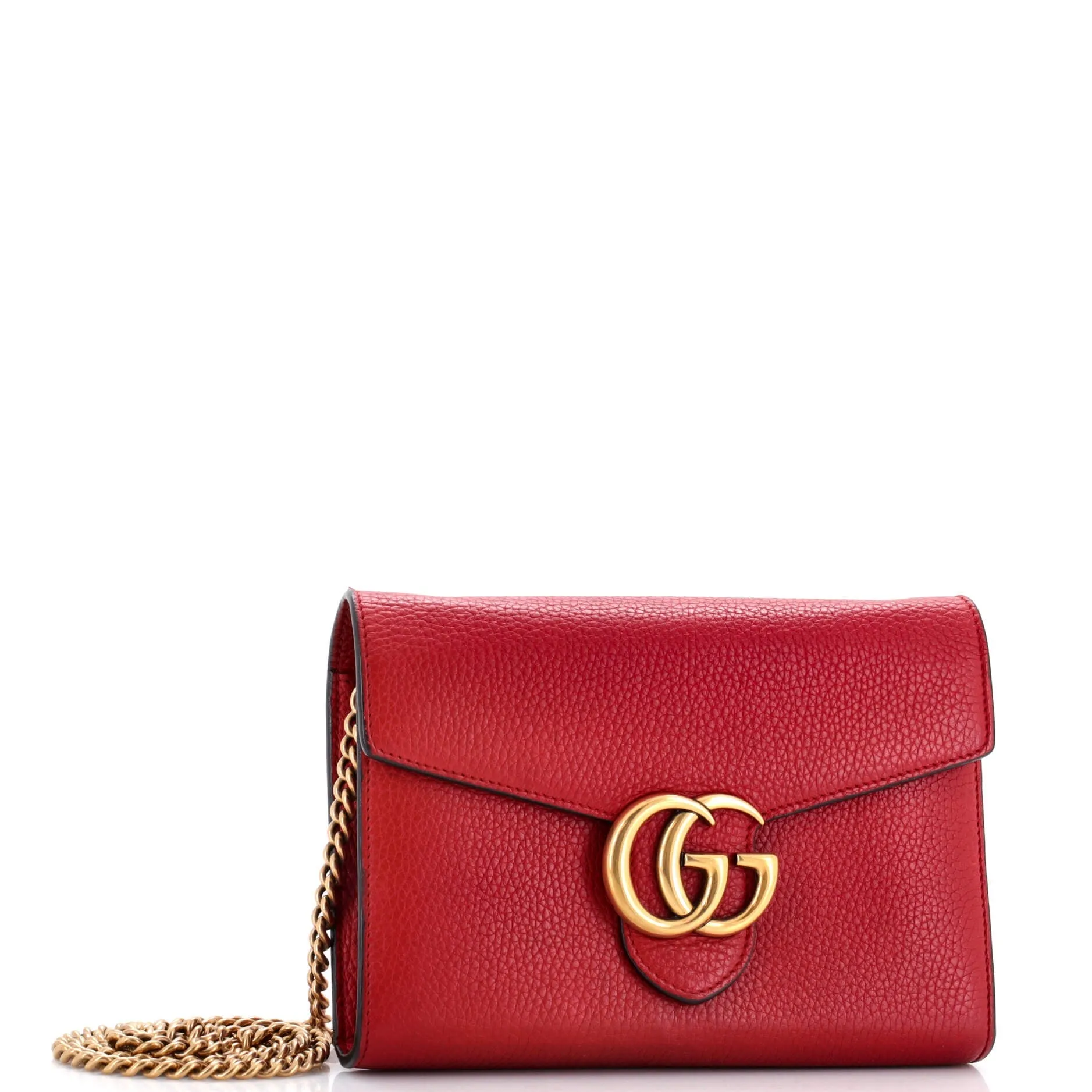 Pre-Loved Gucci GG Marmont Chain Wallet Leather Mini sold by Zulily product image thumbnail 2