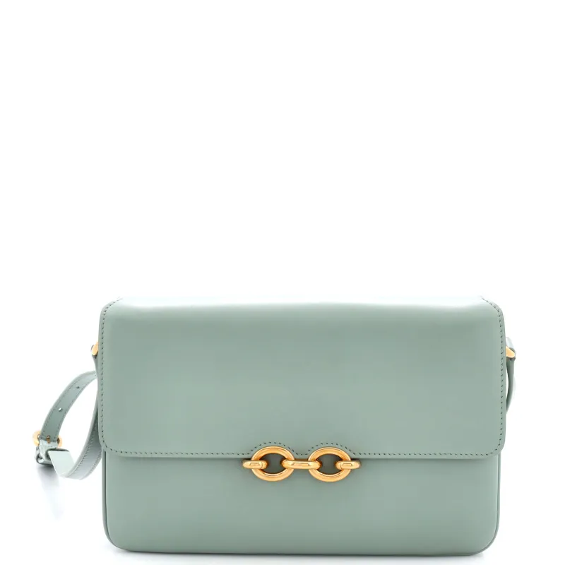 Pre-Loved Saint Laurent Le Maillon Shoulder Bag Leather Medium sold by Zulily