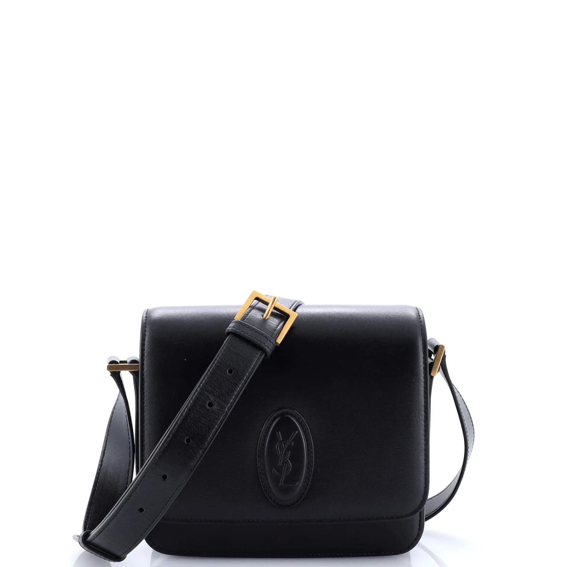 Pre-Loved Saint Laurent Le 61 Saddle Bag Leather Small sold by Zulily