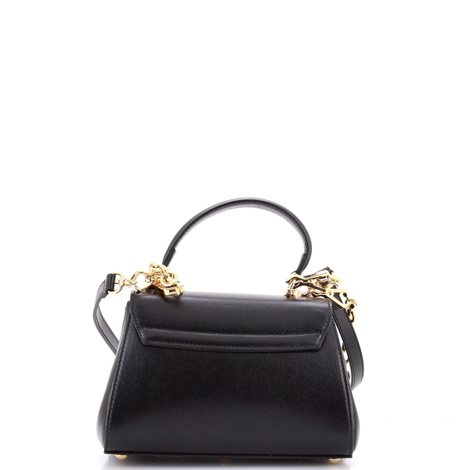 Pre-Loved Gucci Horsebit 1955 Top Handle Flap Bag Leather Mini sold by Zulily product image thumbnail 3