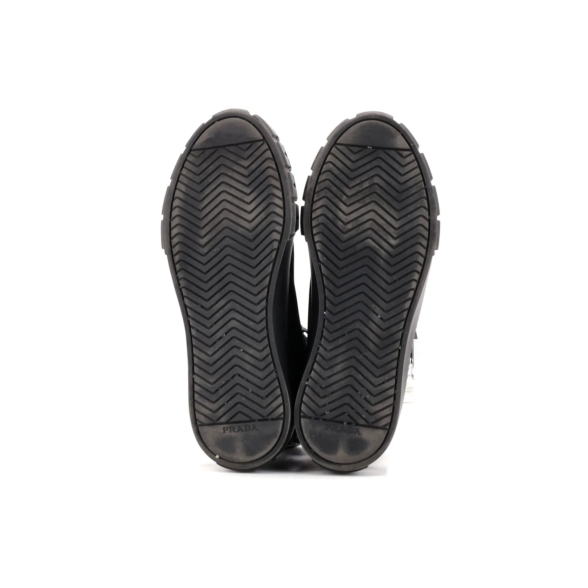 Pre-Loved Prada Wheel Cassetta Zip Pouch High-Top Sneakers Re-Nylon sold by Zulily product image thumbnail 4