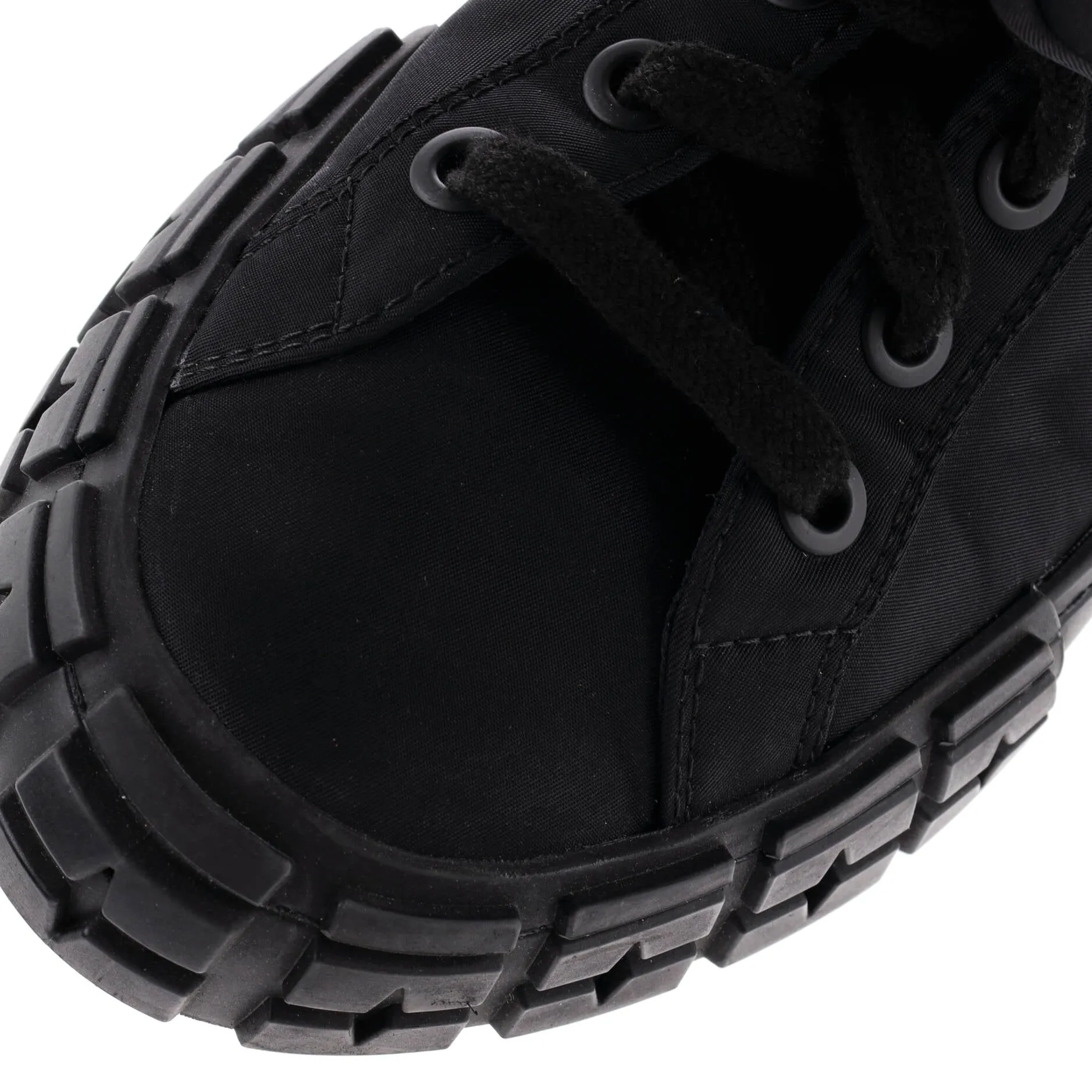 Pre-Loved Prada Wheel Cassetta Zip Pouch High-Top Sneakers Re-Nylon sold by Zulily product image thumbnail 5