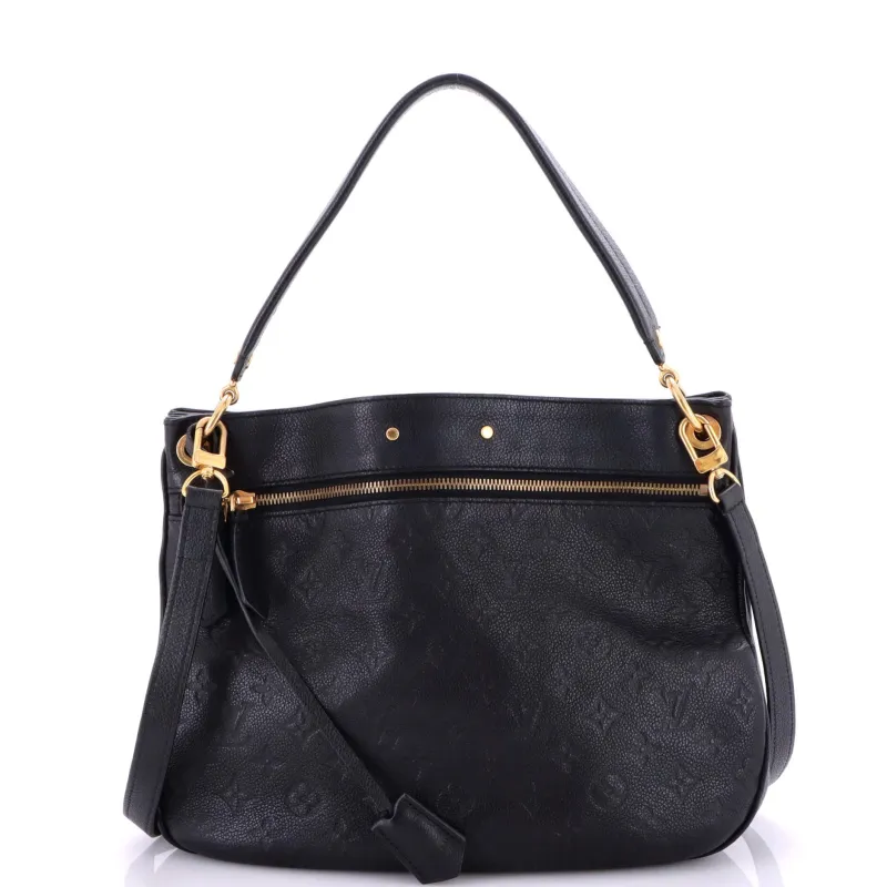 Pre-Loved Louis Vuitton Spontini NM Handbag Monogram Empreinte Leather sold by Zulily