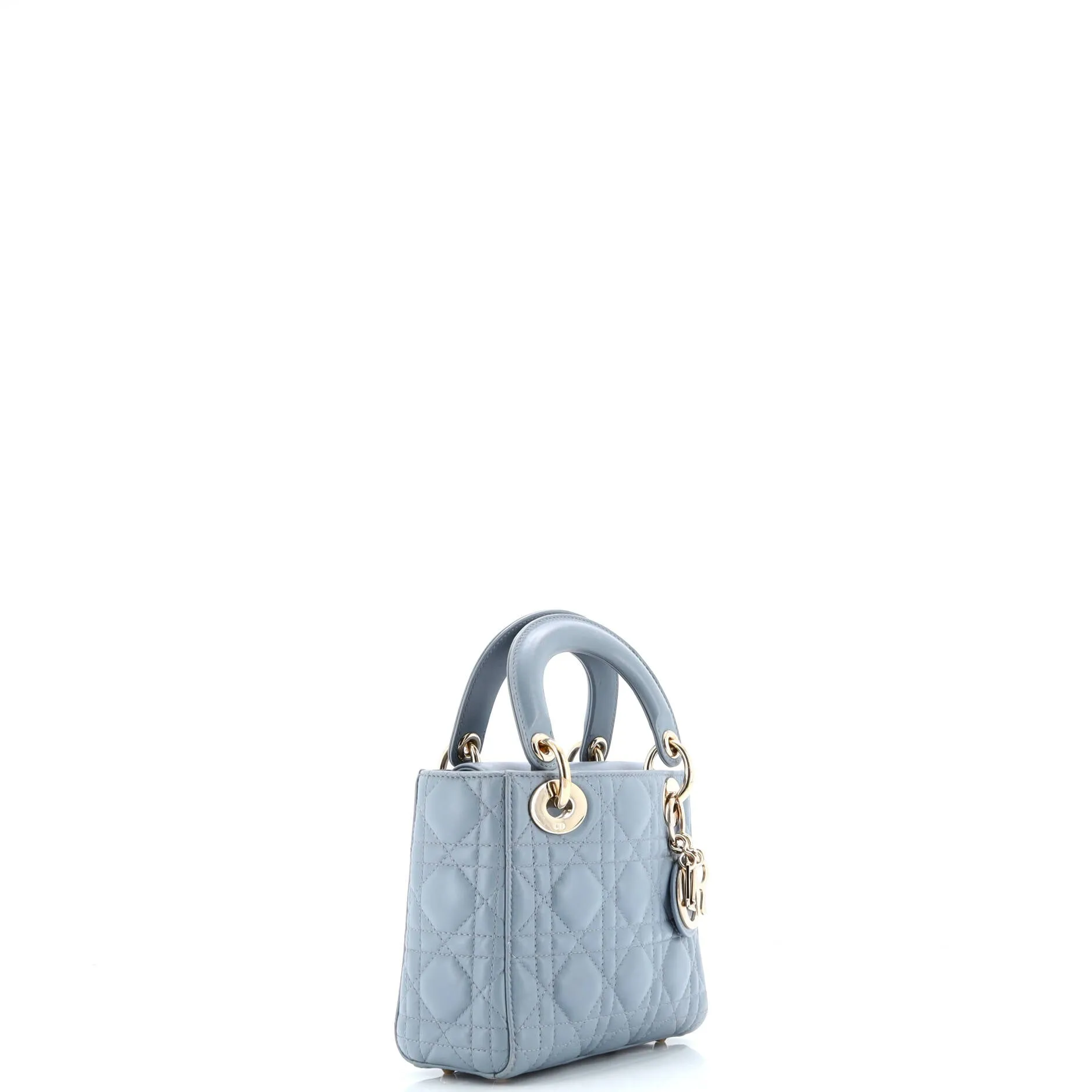 Pre-Loved Christian Dior Lady Dior Bag Cannage Quilt Lambskin Mini sold by Zulily product image thumbnail 2