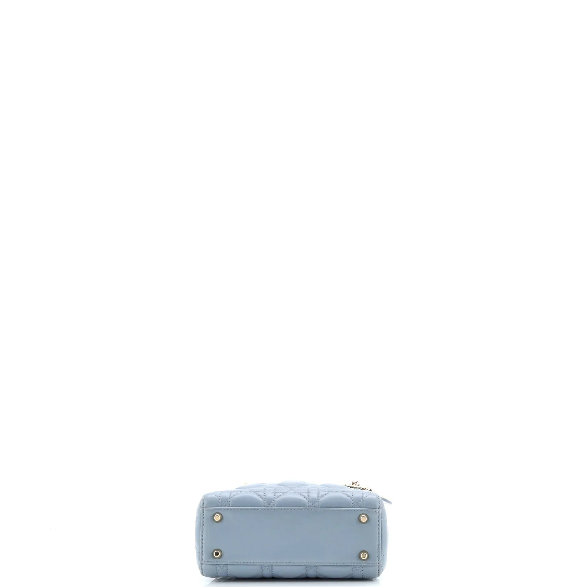 Pre-Loved Christian Dior Lady Dior Bag Cannage Quilt Lambskin Mini sold by Zulily product image thumbnail 4