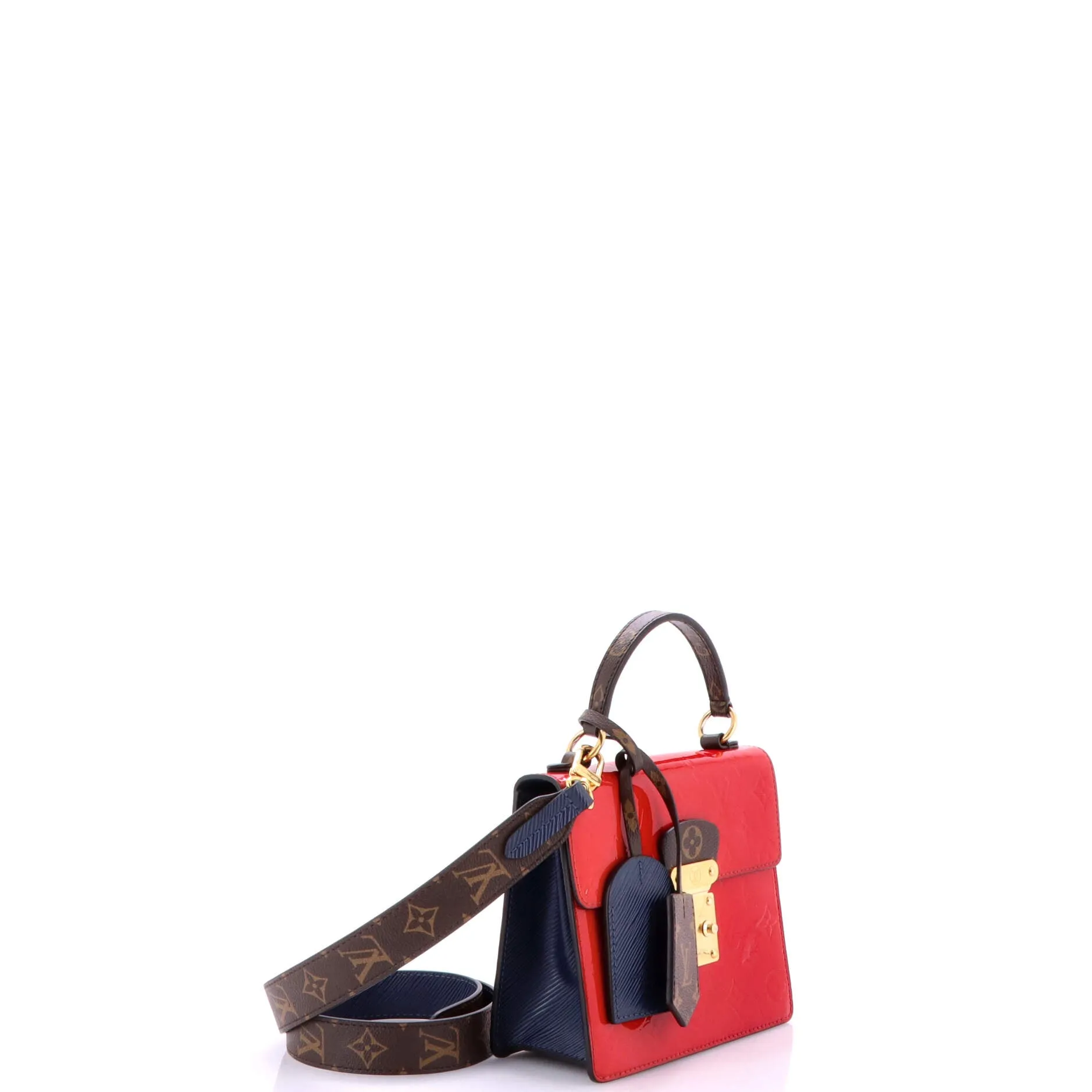 Pre-Loved Louis Vuitton Spring Street NM Handbag Monogram Vernis with Monogram Canvas and Epi Leather sold by Zulily product image thumbnail 2