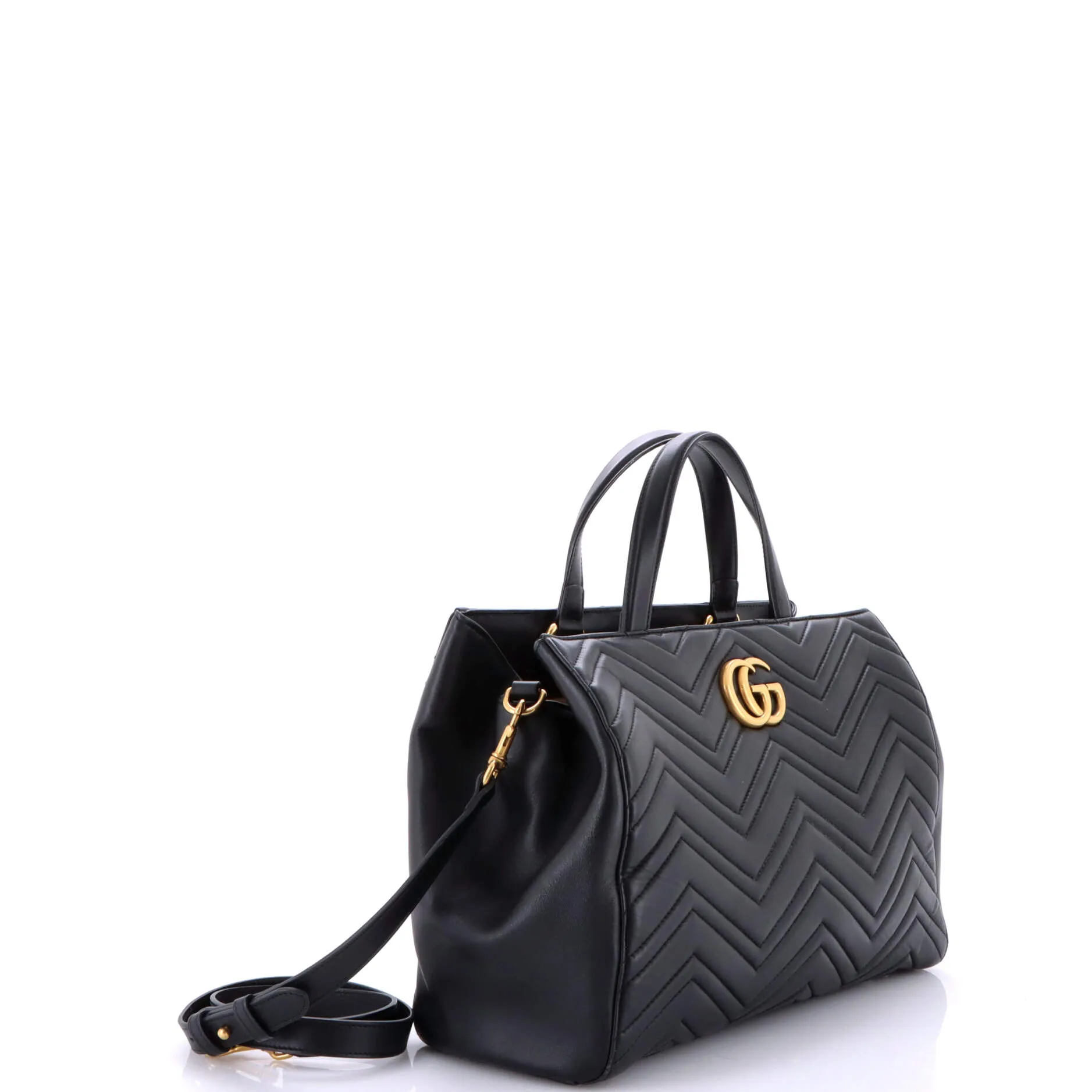 Pre-Loved Gucci GG Marmont Tote Matelasse Leather Medium sold by Zulily product image thumbnail 2