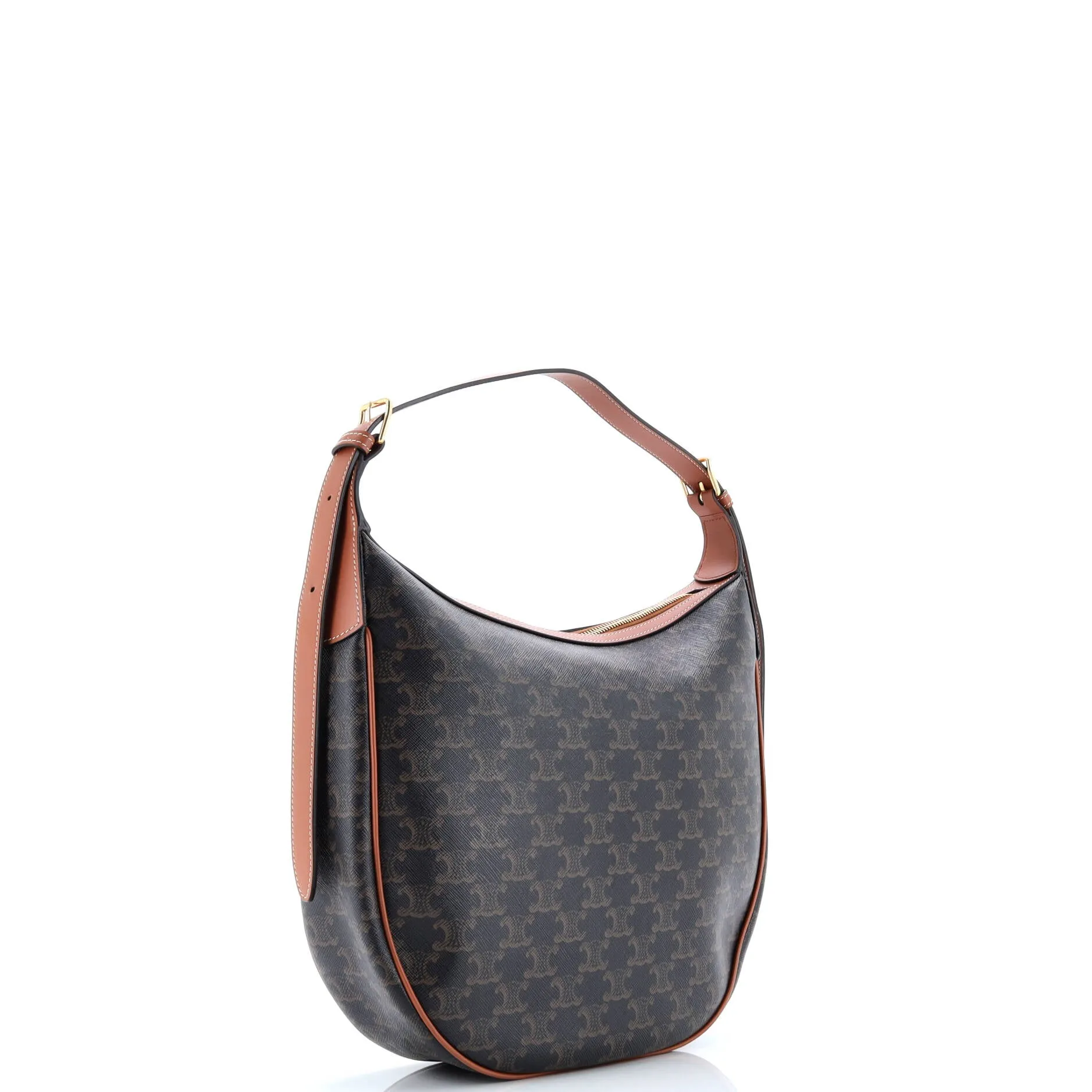 Pre-Loved Celine Heloise Bag Triomphe Coated Canvas Medium sold by Zulily product image thumbnail 2