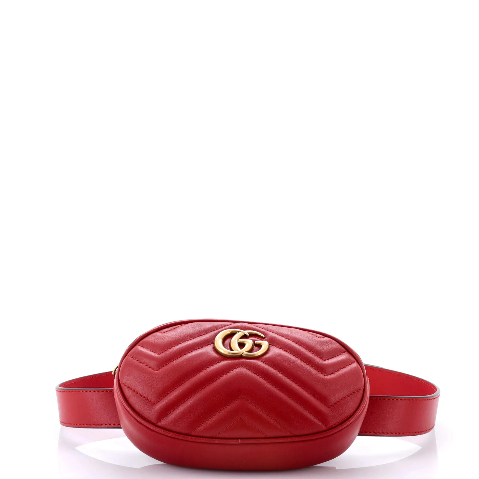 Pre-Loved Gucci GG Marmont Belt Bag Matelasse Leather sold by Zulily product image thumbnail 4