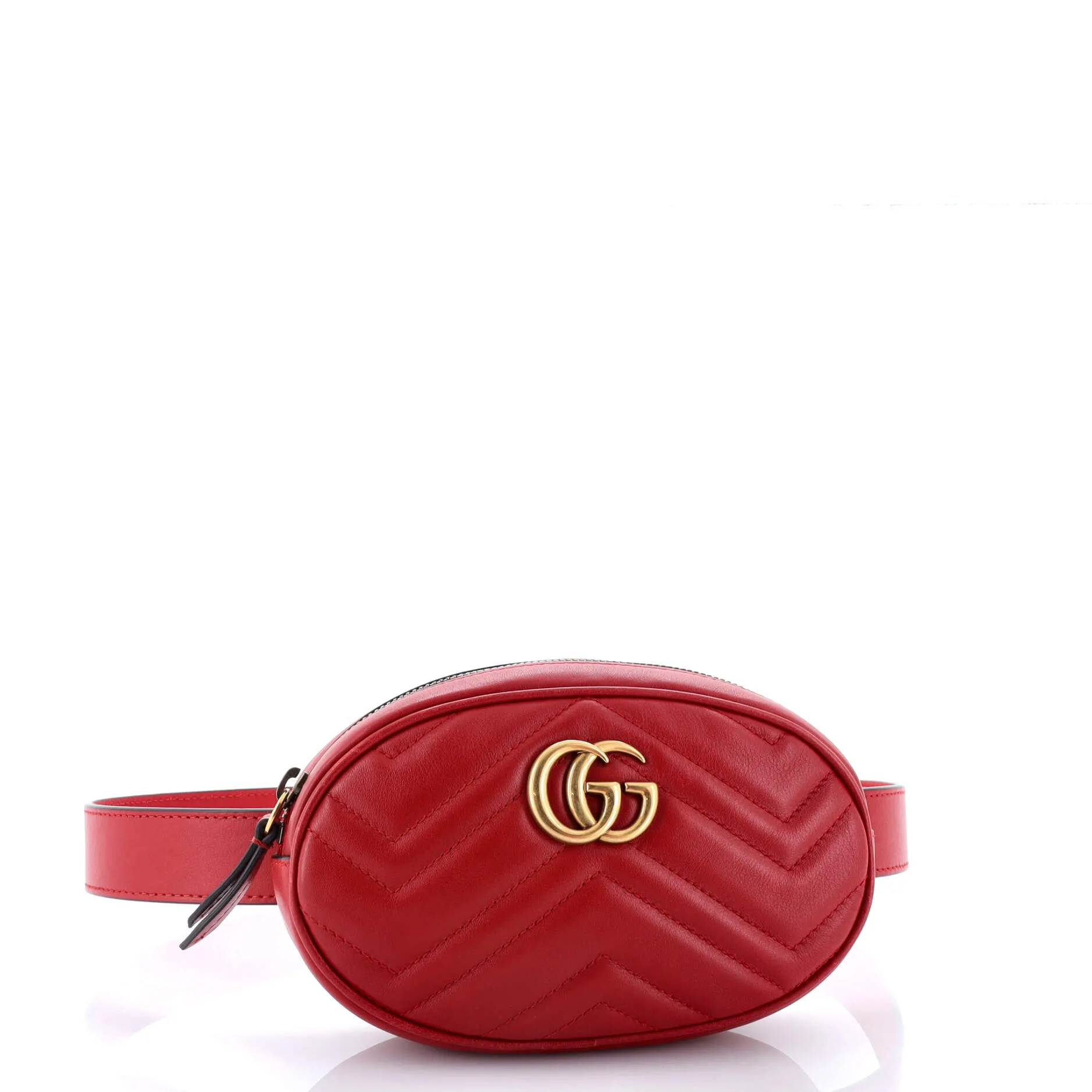 Pre-Loved Gucci GG Marmont Belt Bag Matelasse Leather sold by Zulily product image thumbnail 2