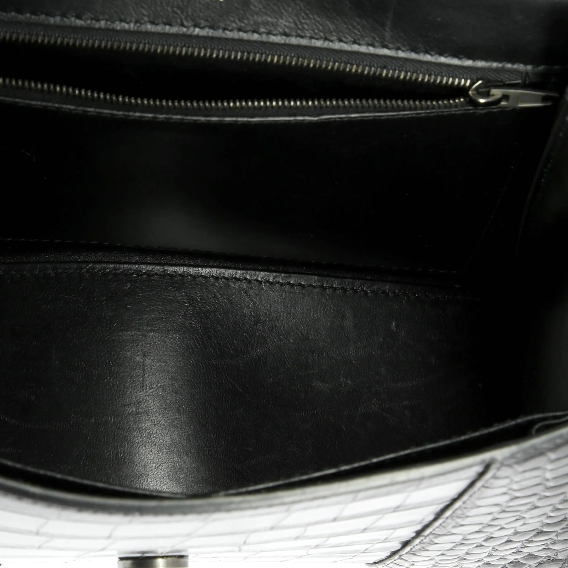 Pre-Loved Balenciaga Hourglass Top Handle Bag Crocodile Embossed Leather Medium sold by Zulily product image thumbnail 5