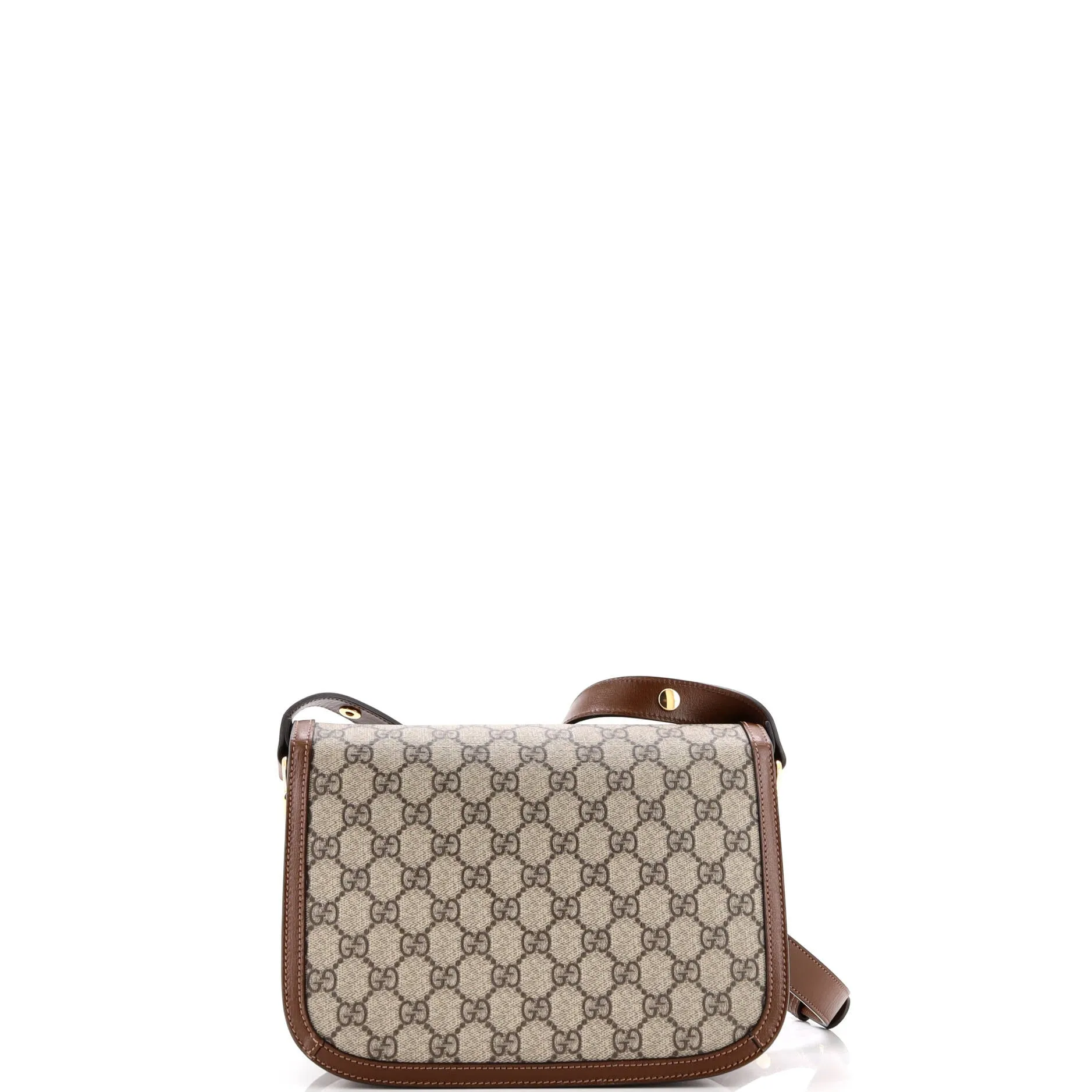 Pre-Loved Gucci Horsebit 1955 Shoulder Bag GG Coated Canvas with Leather Small sold by Zulily product image thumbnail 3