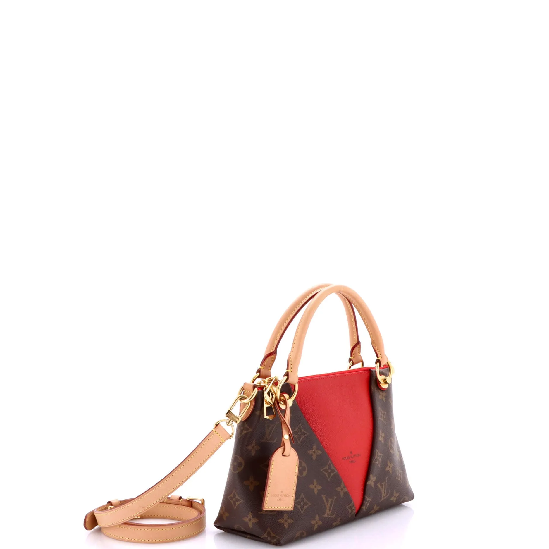 Pre-Loved Louis Vuitton V Tote Monogram Canvas and Leather BB sold by Zulily product image thumbnail 2