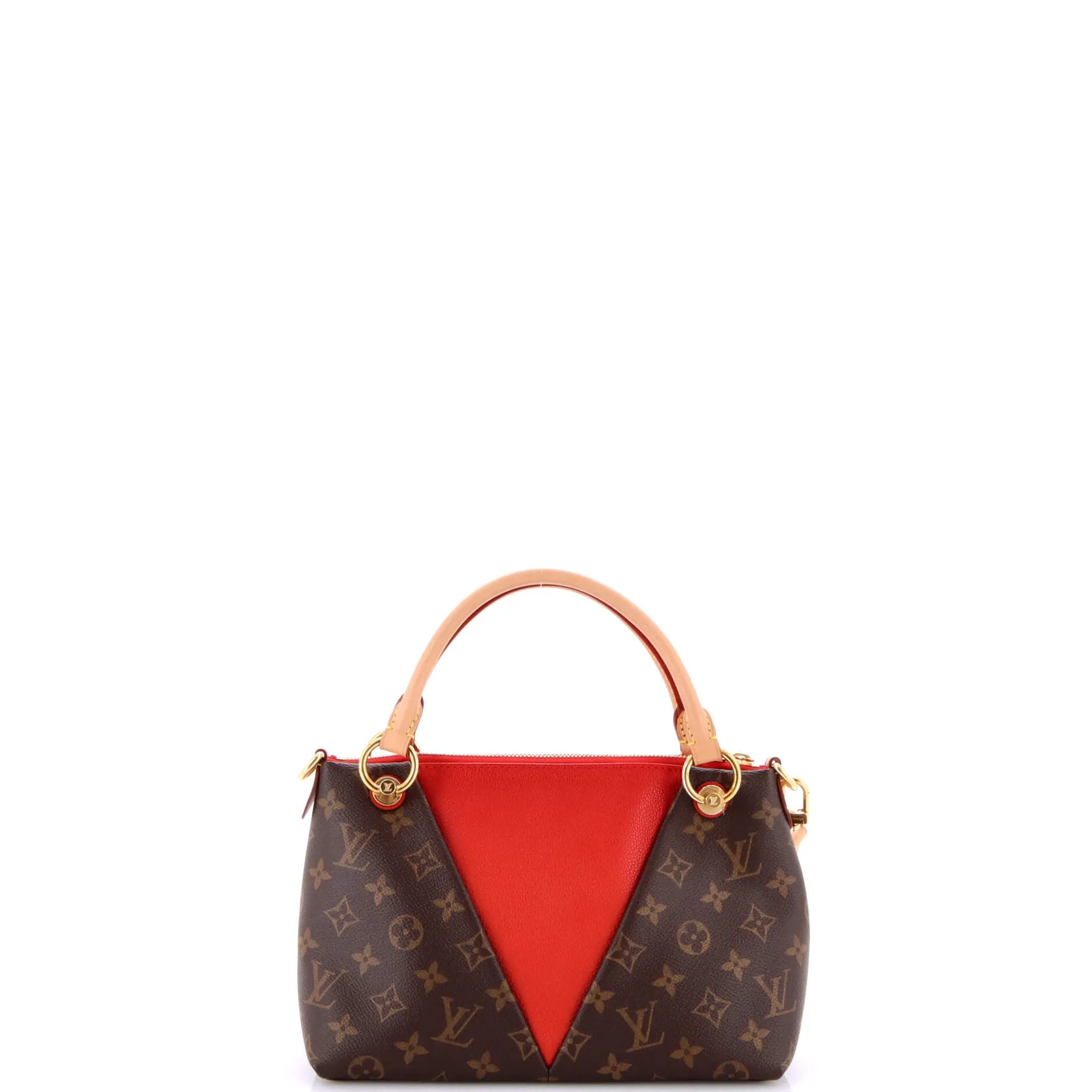 Pre-Loved Louis Vuitton V Tote Monogram Canvas and Leather BB sold by Zulily product image thumbnail 3