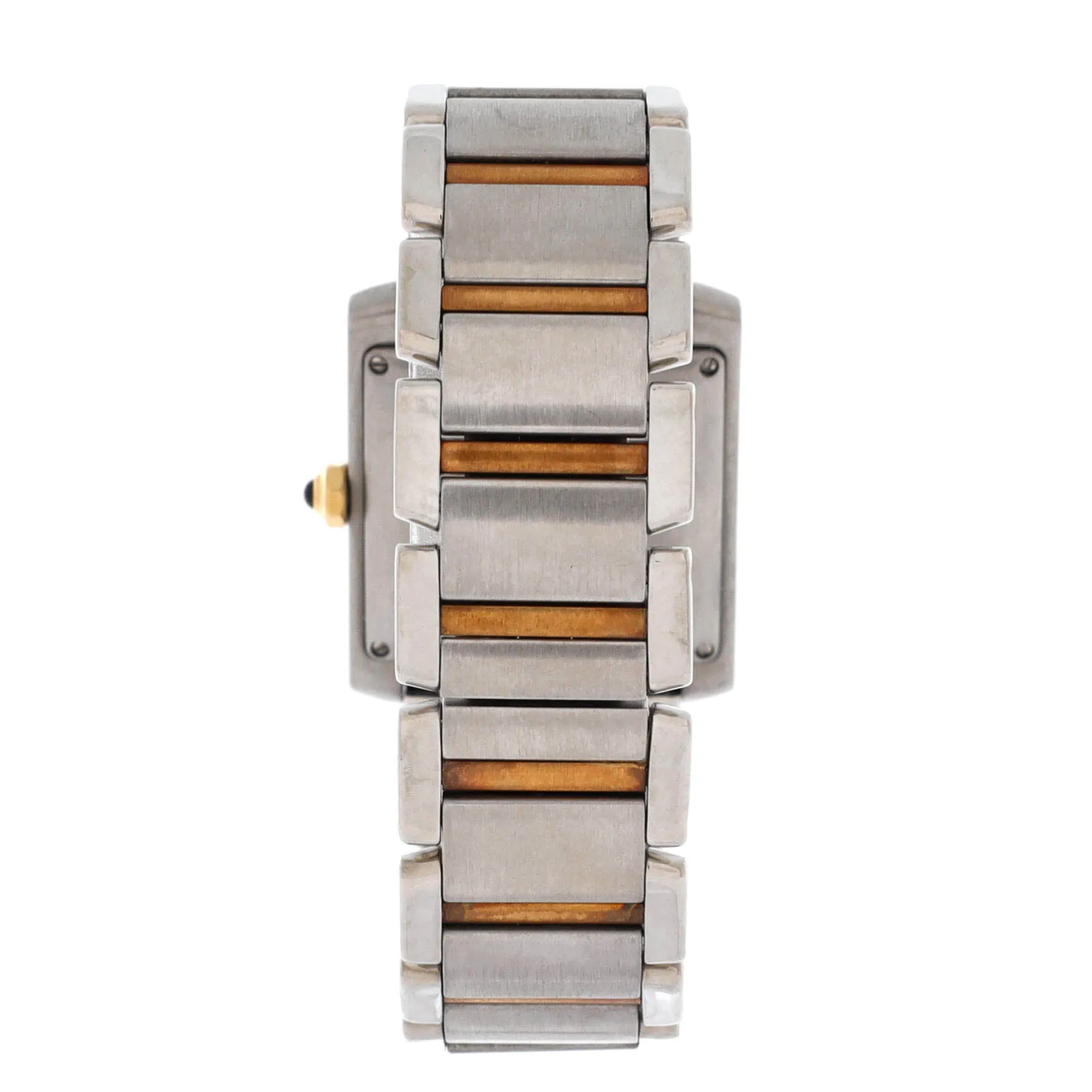 Pre-Loved Cartier Tank Francaise Automatic Watch Stainless Steel and Yellow Gold 28 sold by Zulily product image thumbnail 4