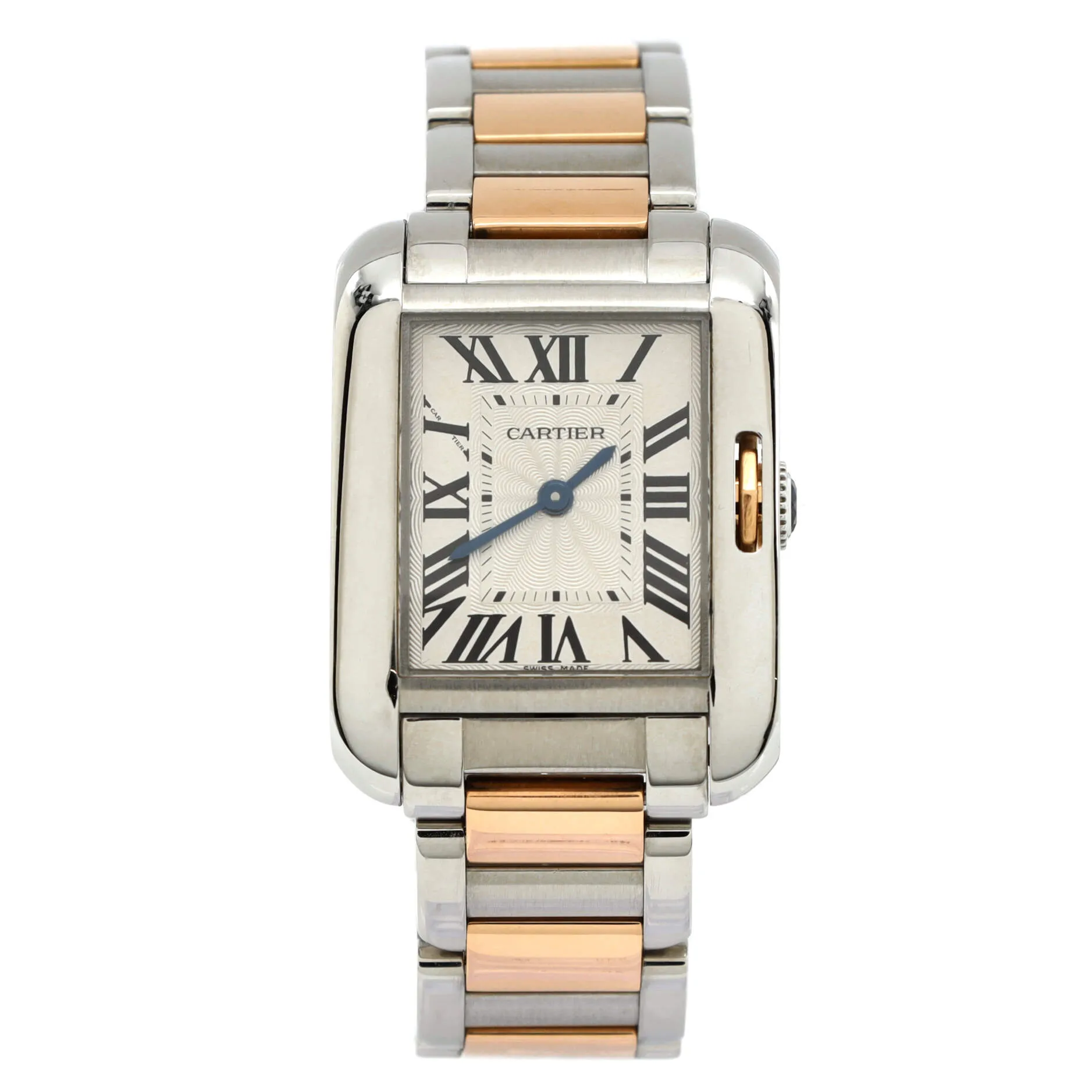 Pre-Loved Cartier Tank Anglaise Quartz Watch Stainless Steel and Rose Gold 23 sold by Zulily