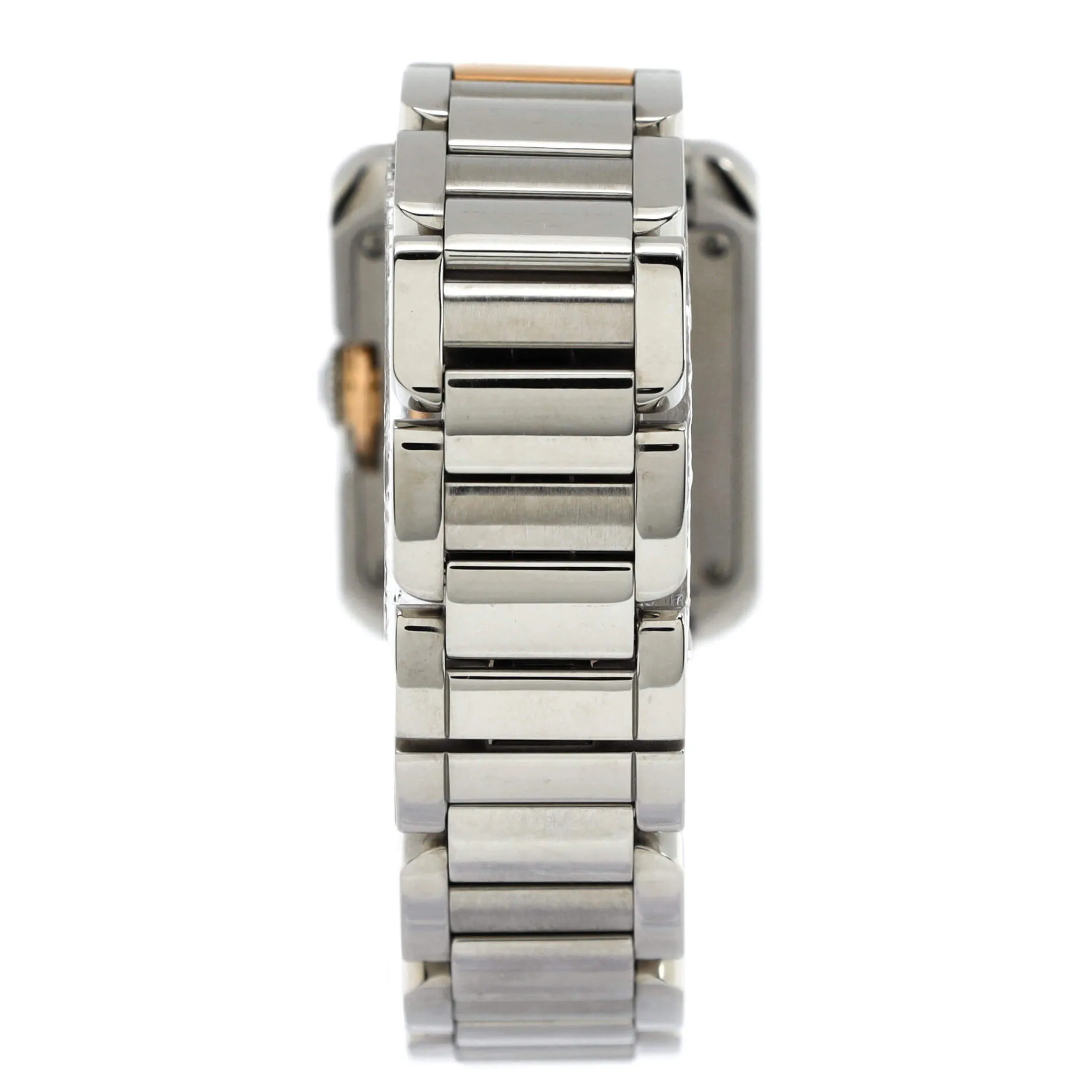 Pre-Loved Cartier Tank Anglaise Quartz Watch Stainless Steel and Rose Gold 23 sold by Zulily product image thumbnail 4