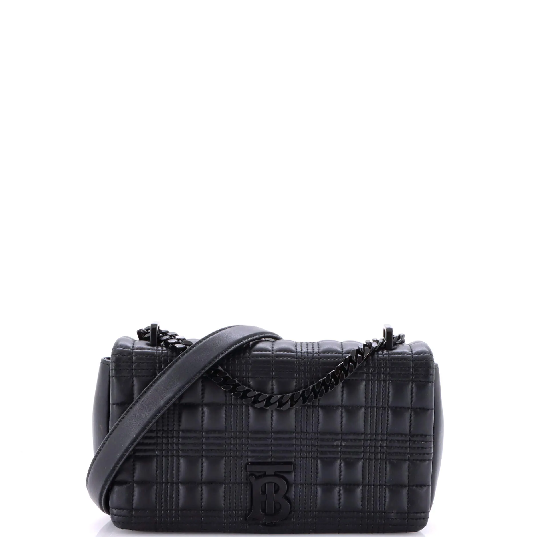 Pre-Loved Burberry Lola Shoulder Bag Quilted Lambskin Small sold by Zulily