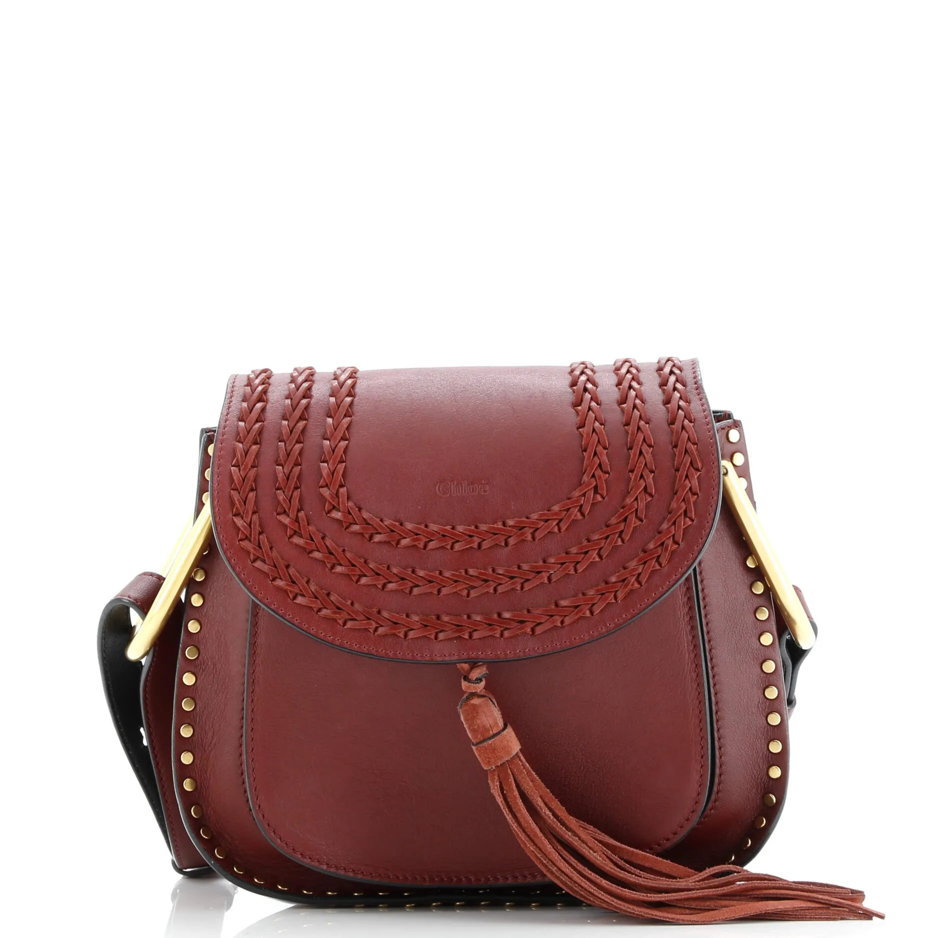 Pre-Loved Chloe Hudson Handbag Whipstitch Leather Small sold by Zulily