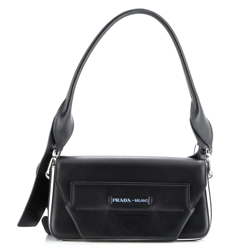 Pre-Loved Prada Manuelle Shoulder Bag City Calf Medium sold by Zulily