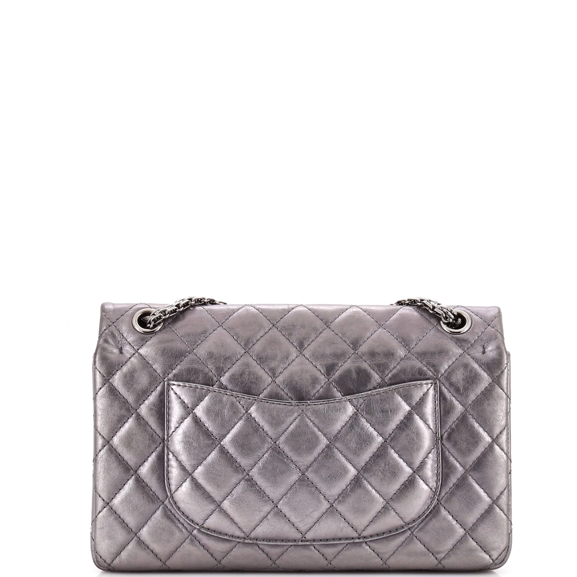 Pre-Loved Chanel Reissue 2.55 Flap Bag Quilted Metallic Aged Calfskin 226 sold by Zulily product image thumbnail 3