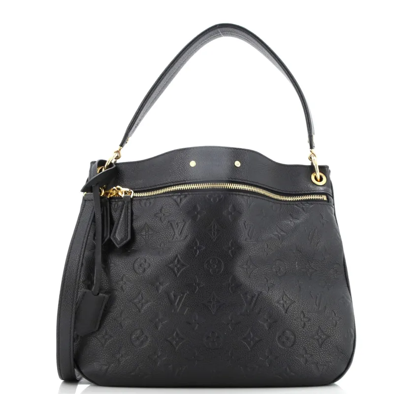Pre-Loved Louis Vuitton Spontini NM Handbag Monogram Empreinte Leather sold by Zulily