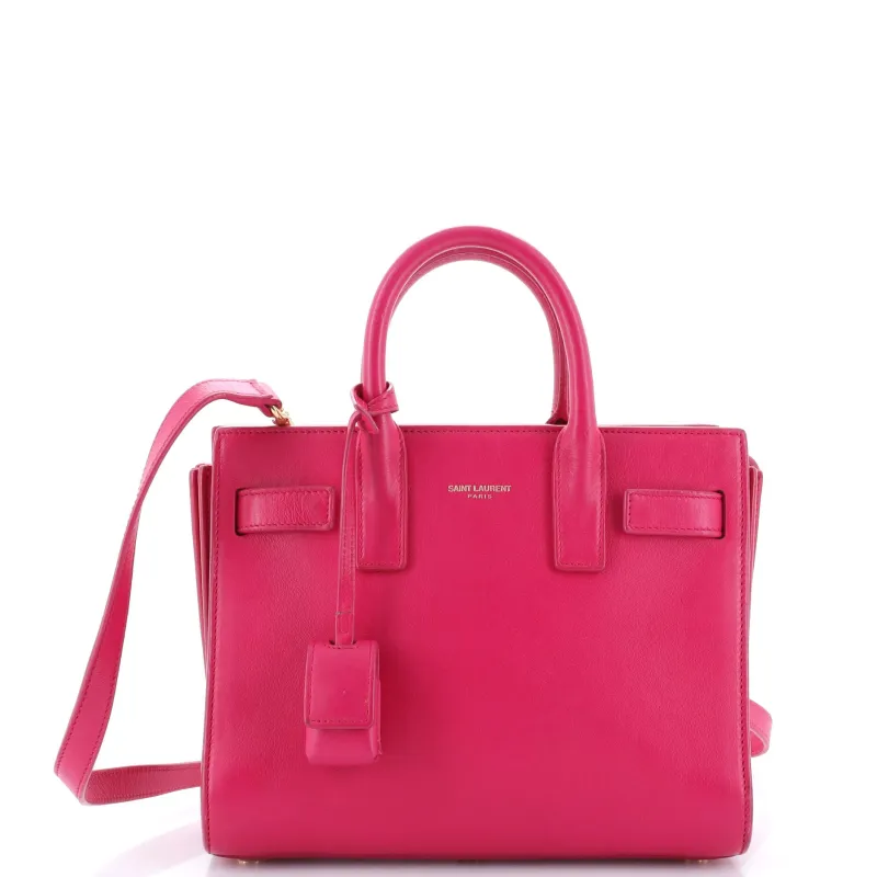 Pre-Loved Saint Laurent Sac de Jour Bag Leather Nano sold by Zulily