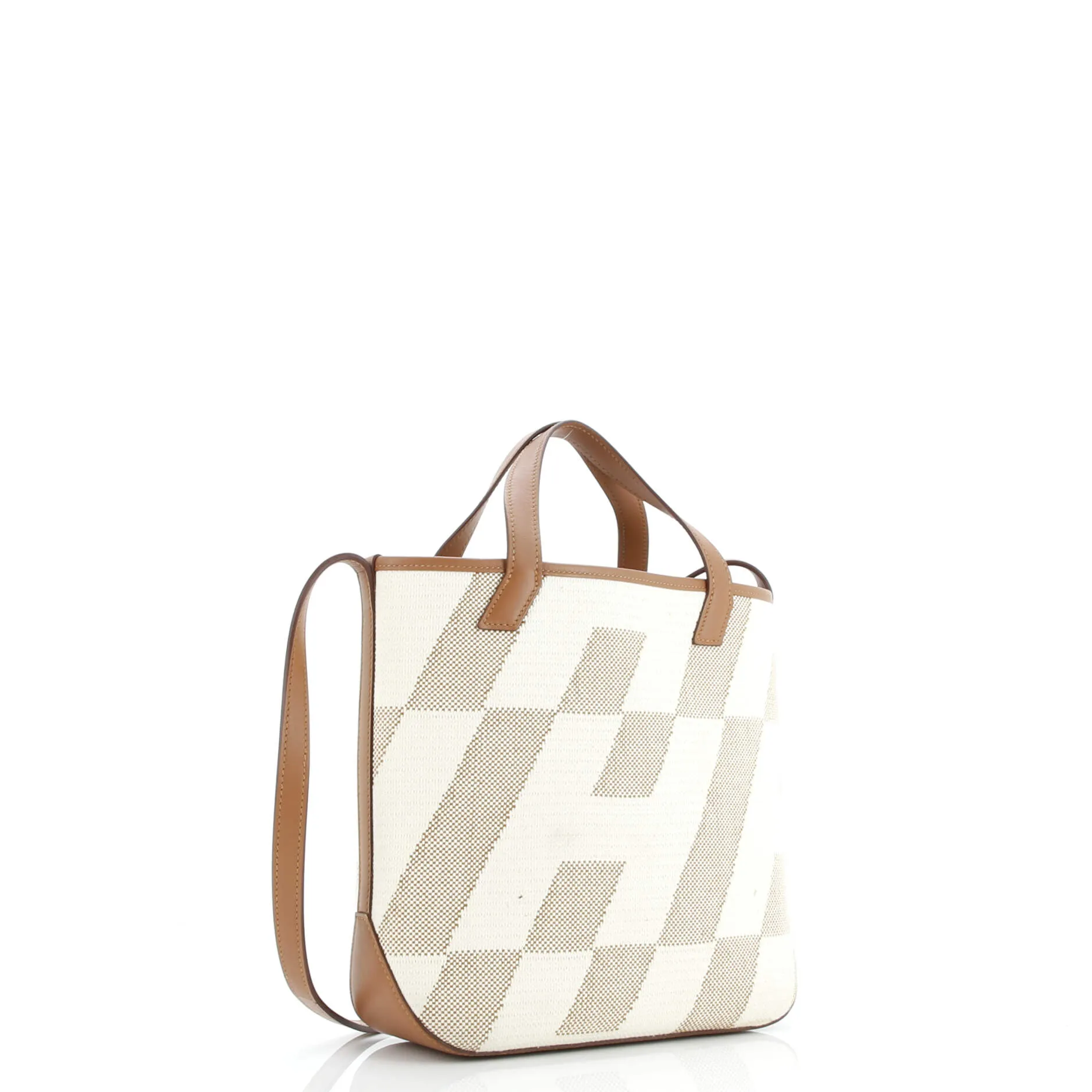 Pre-Loved Hermes Cabas H en Biais Tote Canvas with Leather 27 sold by Zulily product image thumbnail 2