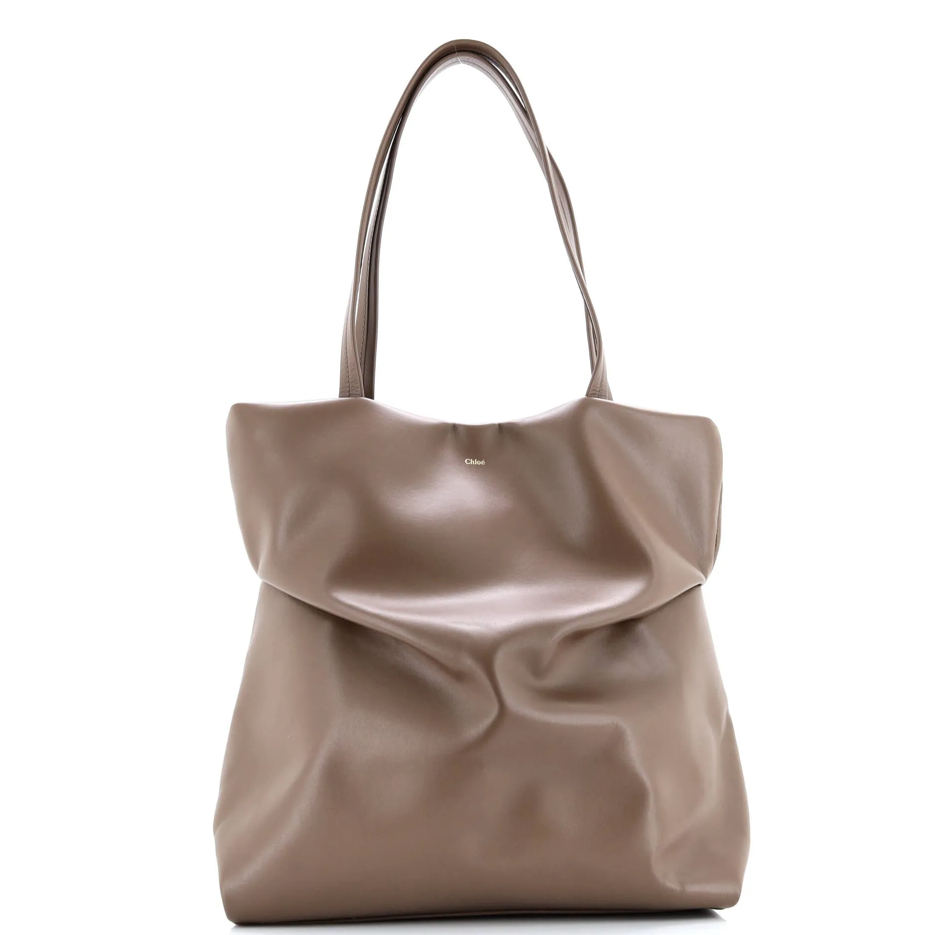 Pre-Loved Chloe Judy Tote Leather East West sold by Zulily