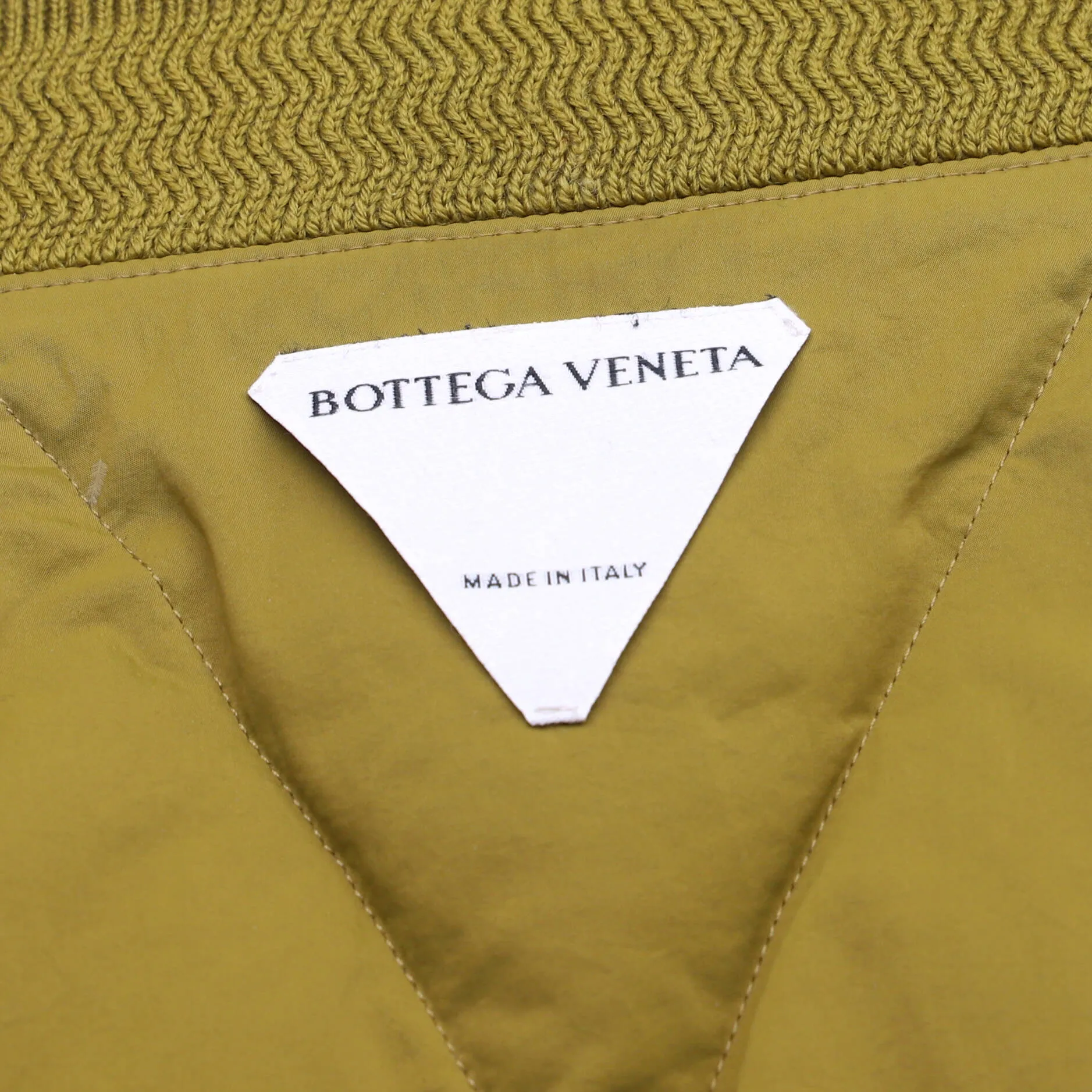 Pre-Loved Bottega Veneta Men's Padded Short Bomber Jacket Nylon sold by Zulily product image thumbnail 3