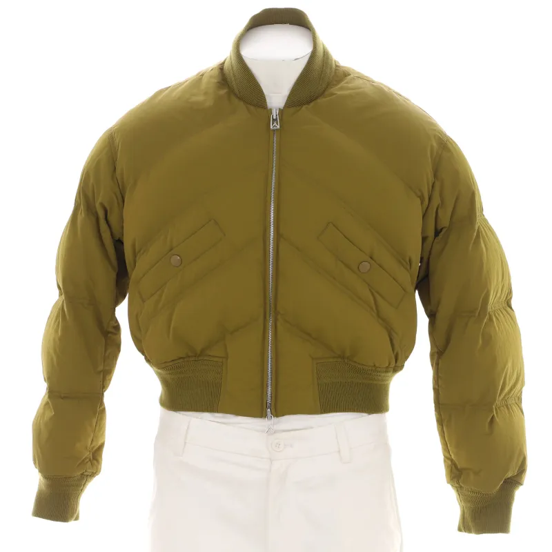 Pre-Loved Bottega Veneta Men's Padded Short Bomber Jacket Nylon made by Bottega Veneta