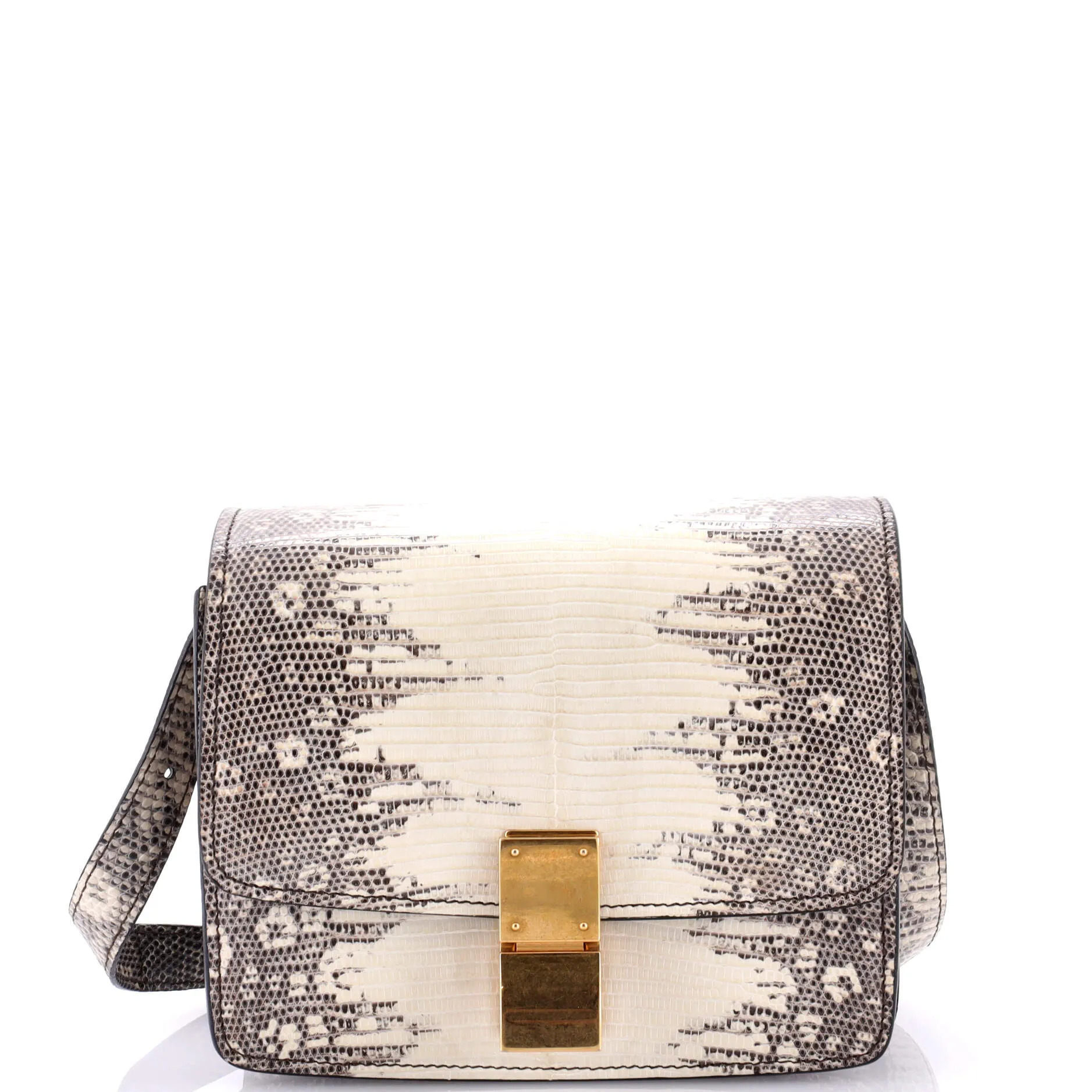 Pre-Loved Celine Classic Box Bag Lizard Small sold by Zulily