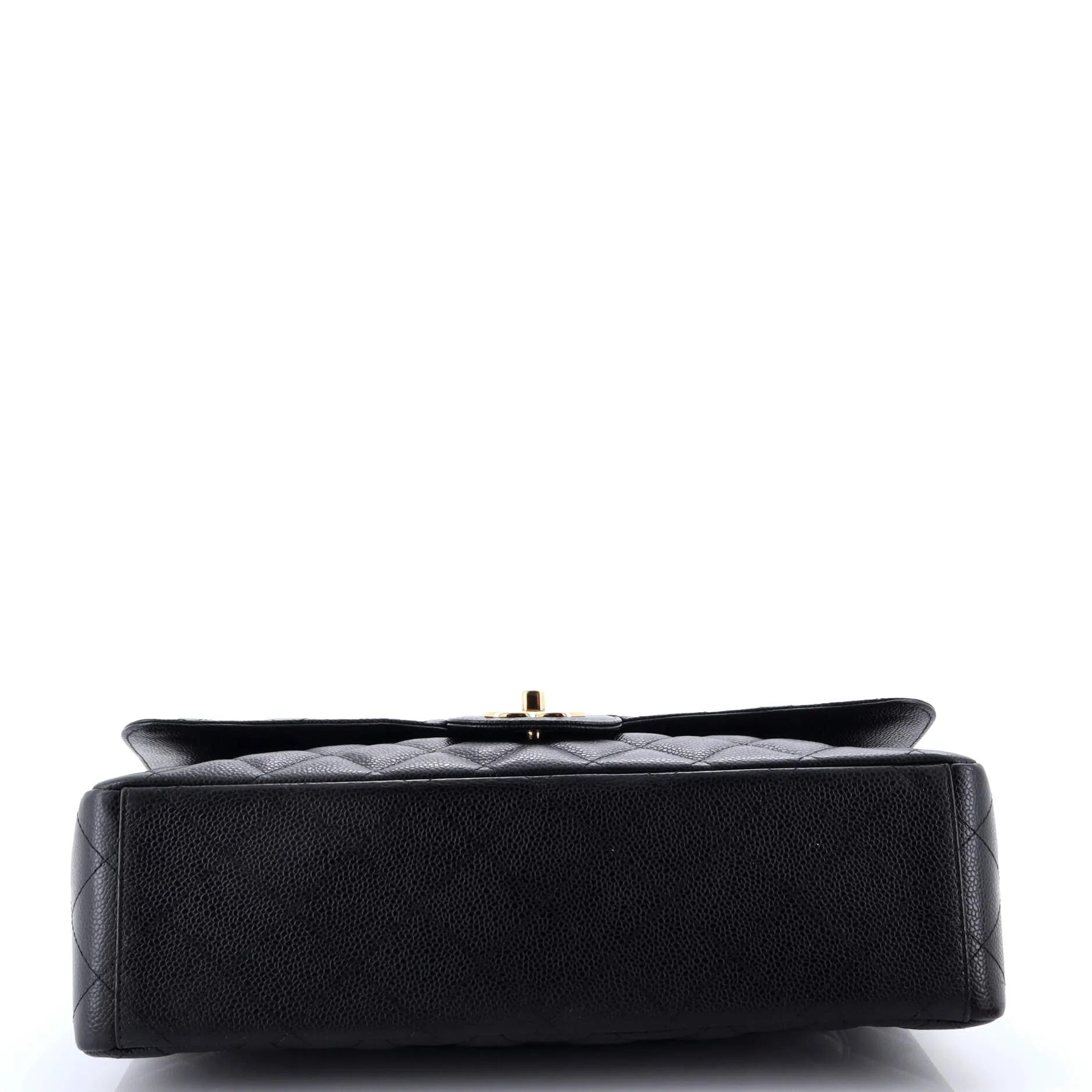 Pre-Loved Chanel Classic Double Flap Bag Quilted Caviar Maxi sold by Zulily product image thumbnail 4
