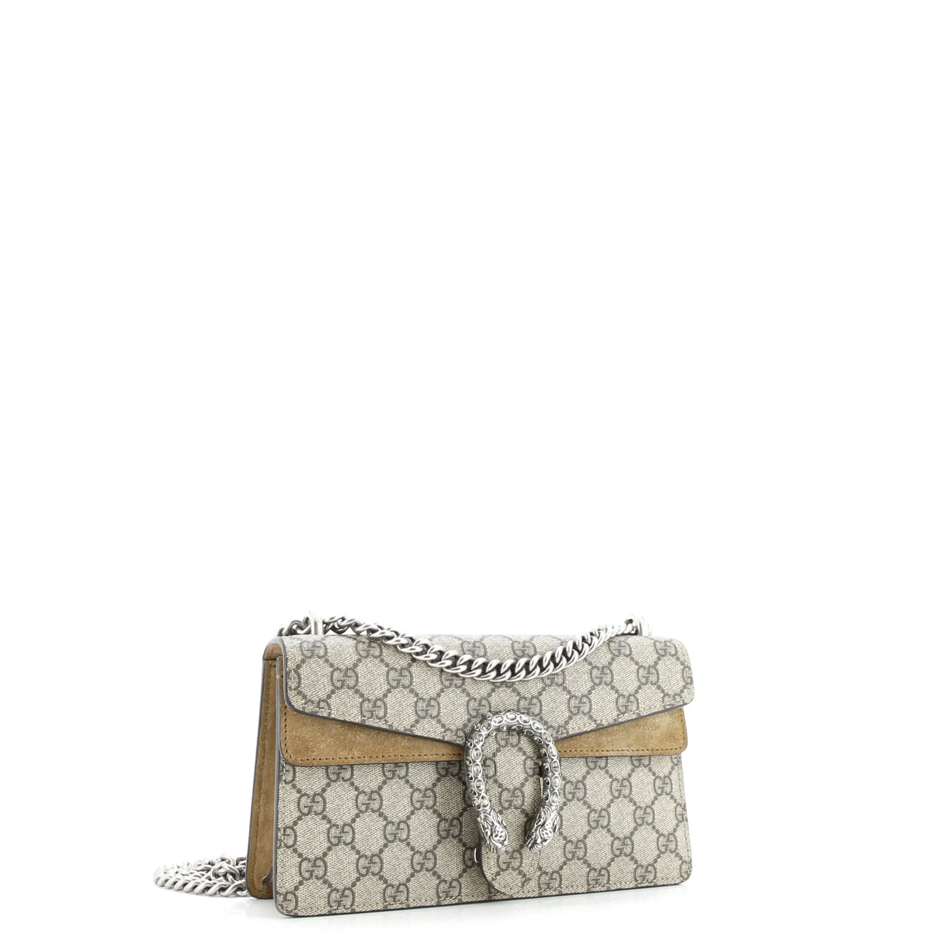 Pre-Loved Gucci Dionysus Bag GG Coated Canvas with Crystal Embellished Metal Small sold by Zulily product image thumbnail 2