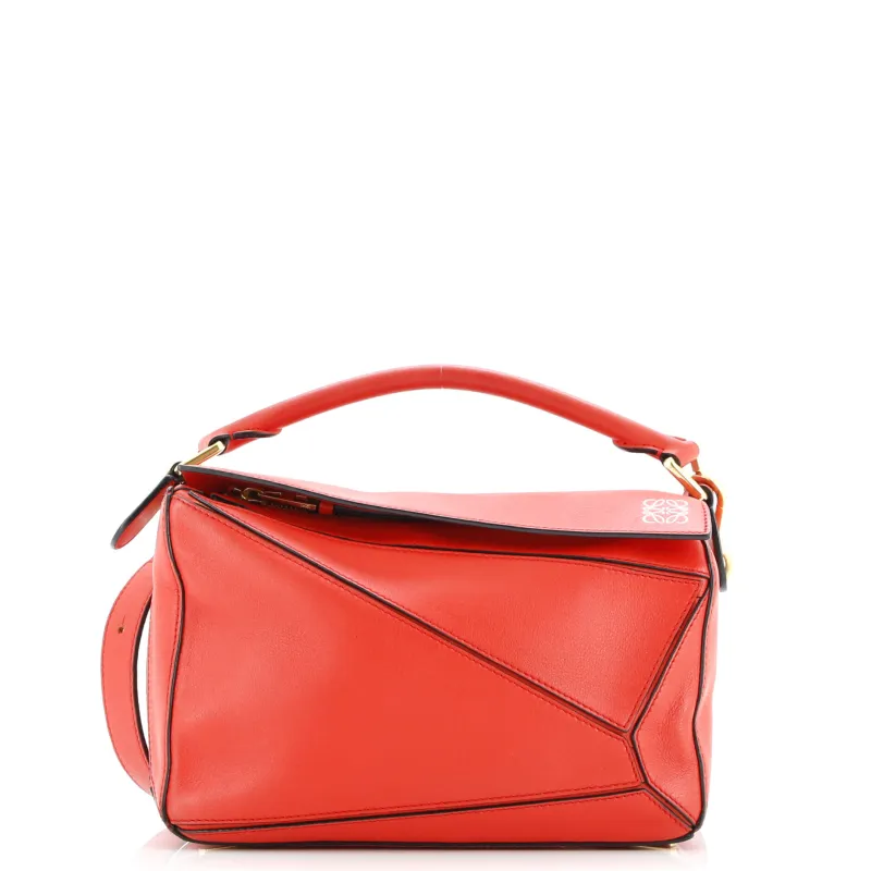 Pre-Loved Loewe Puzzle Bag Leather Small sold by Zulily