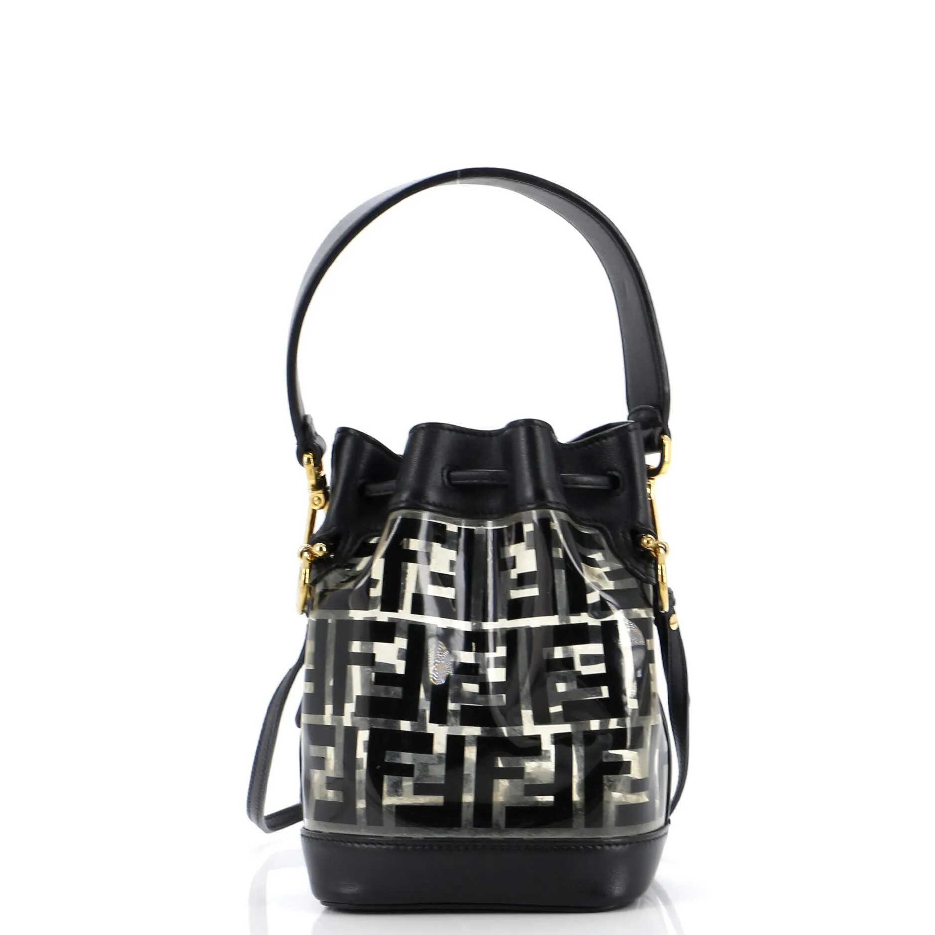 Pre-Loved Fendi Mon Tresor Bucket Bag Zucca PU Mini sold by Zulily product image thumbnail 3