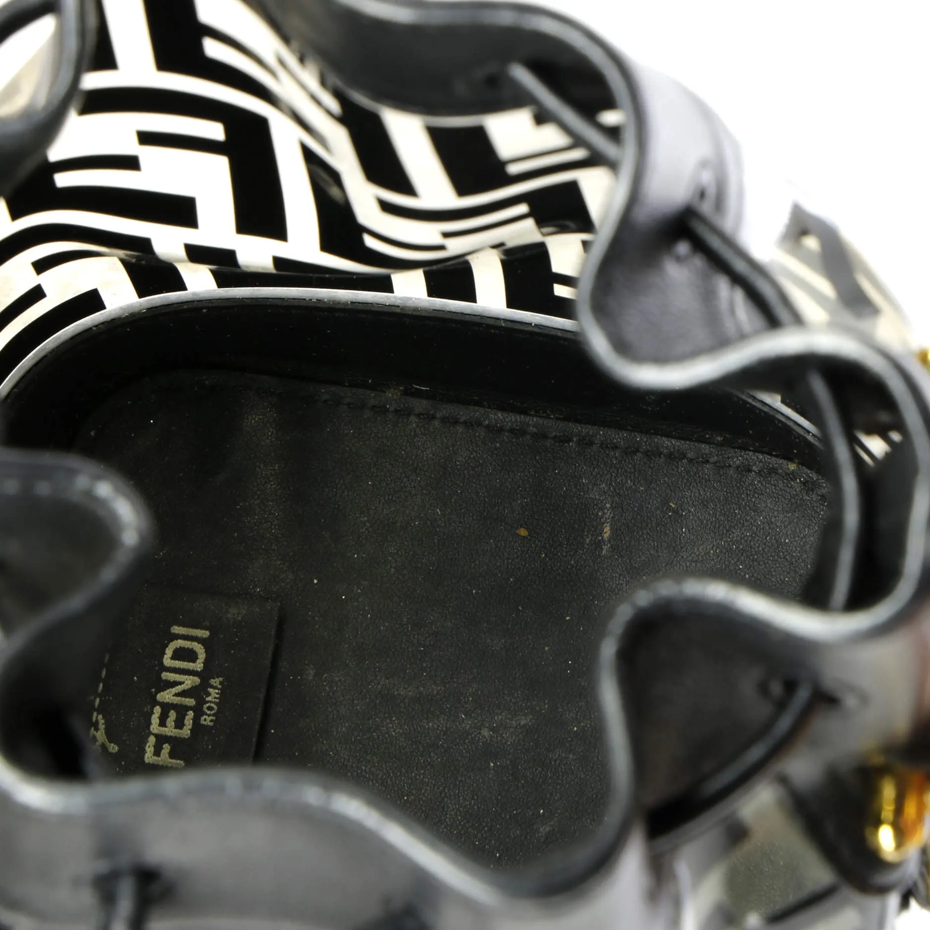 Pre-Loved Fendi Mon Tresor Bucket Bag Zucca PU Mini sold by Zulily product image thumbnail 5