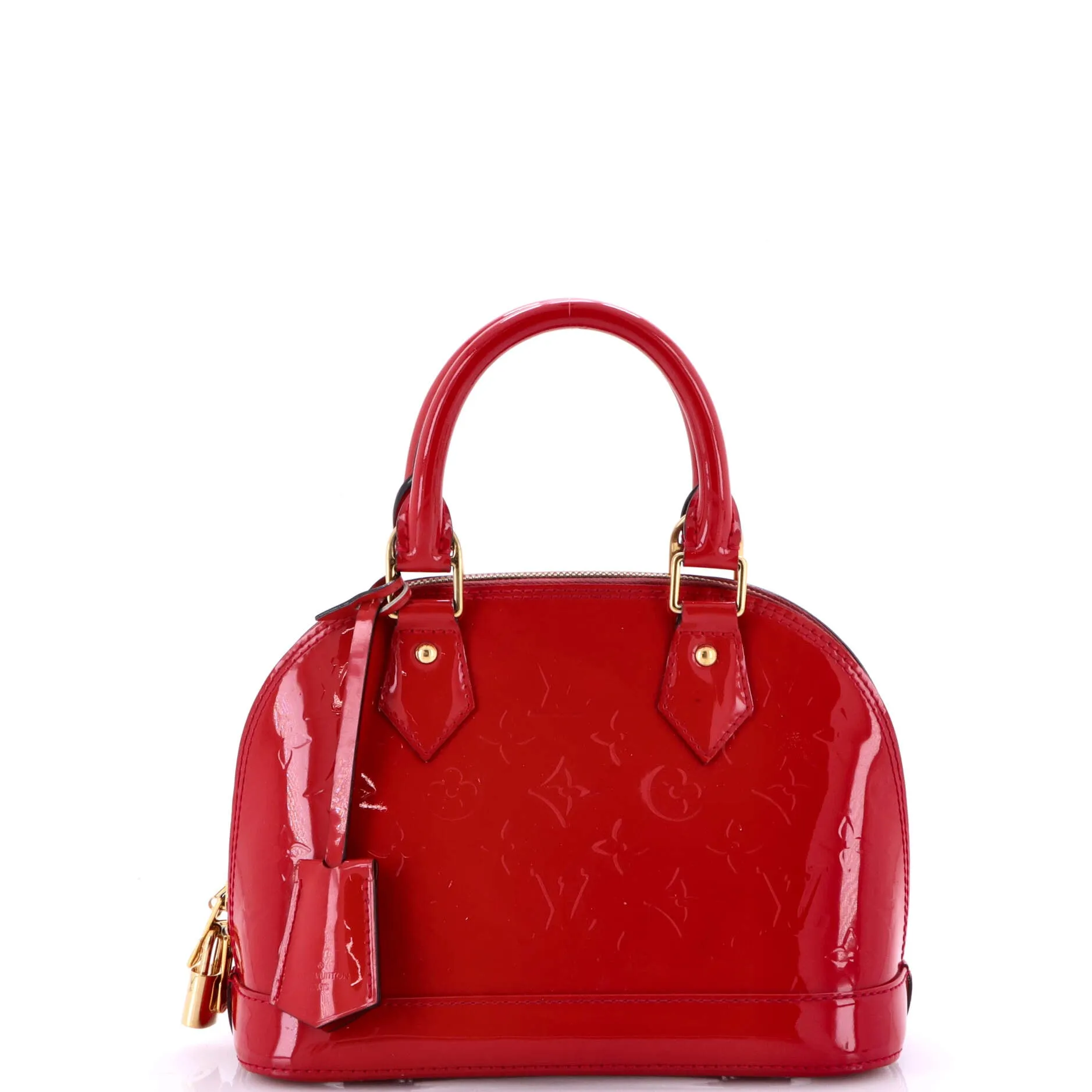 Pre-Loved Louis Vuitton Alma Handbag Monogram Vernis BB sold by Zulily