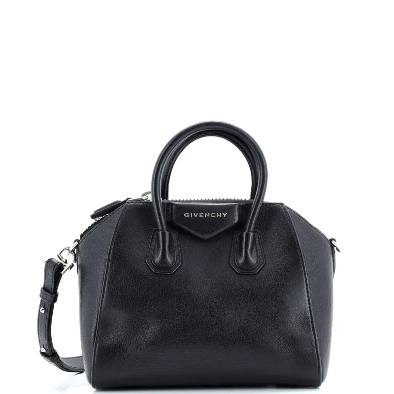 Pre-Loved Givenchy Antigona Bag Leather Mini sold by Zulily