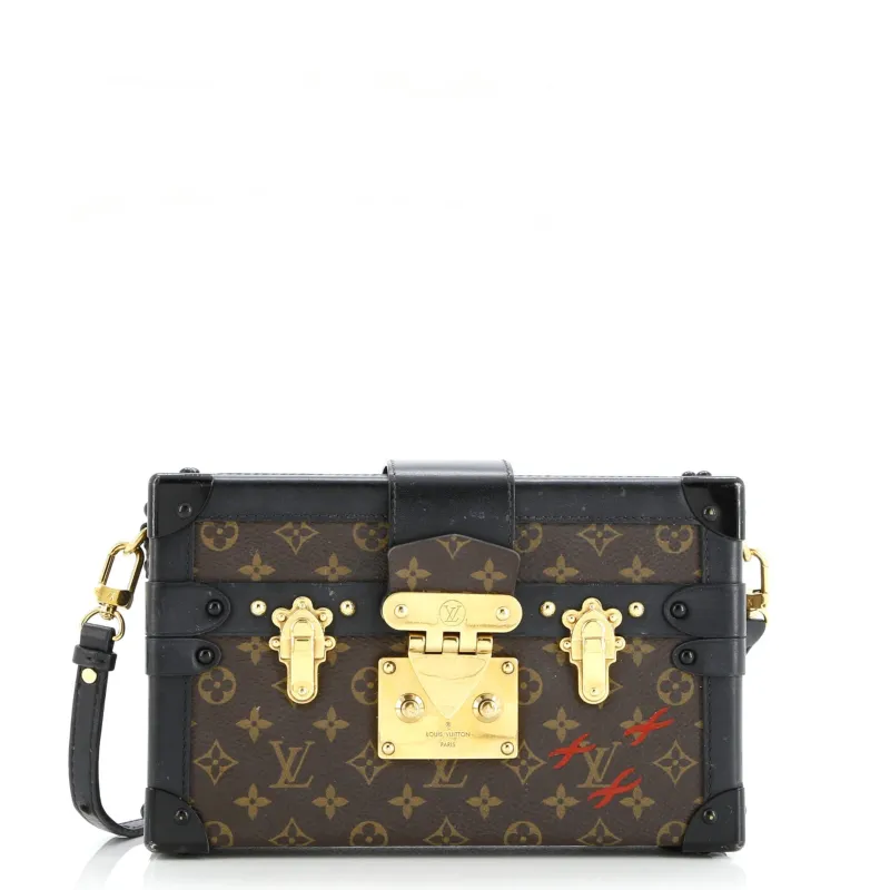 Pre-Loved Louis Vuitton Petite Malle Handbag Monogram Canvas sold by Zulily