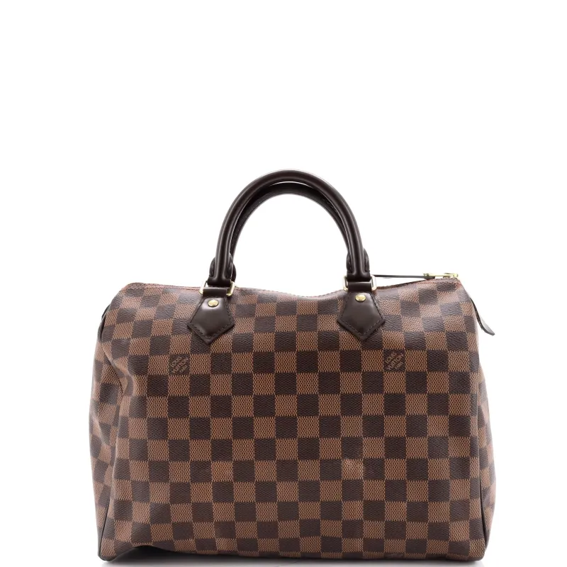 Pre-Loved Louis Vuitton Speedy Handbag Damier 30 sold by Zulily